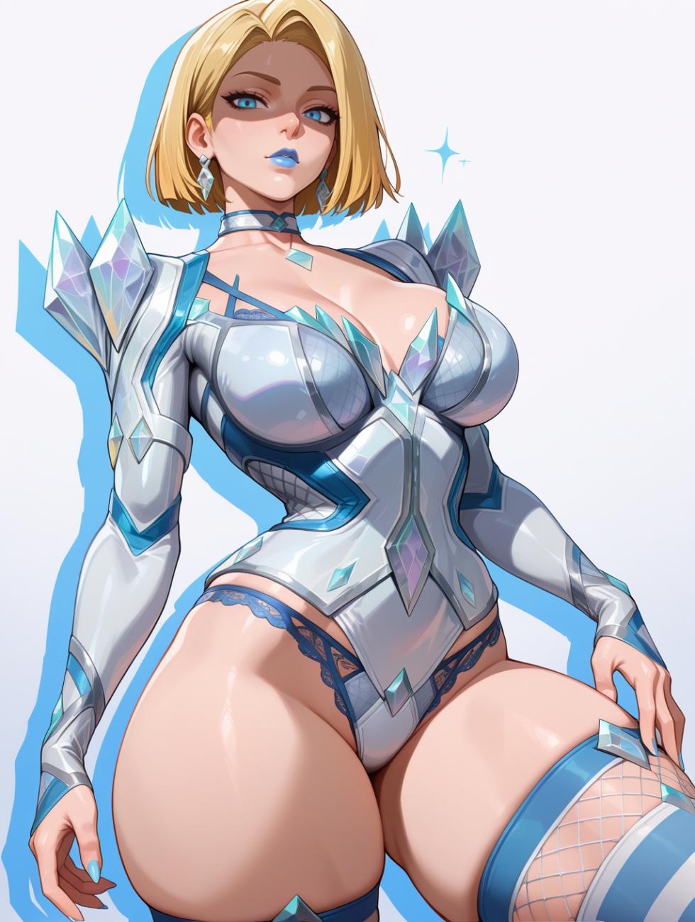 Emma Frost | Marvel Rivals ❄💙 waifuinvoker ai generated - Page 17