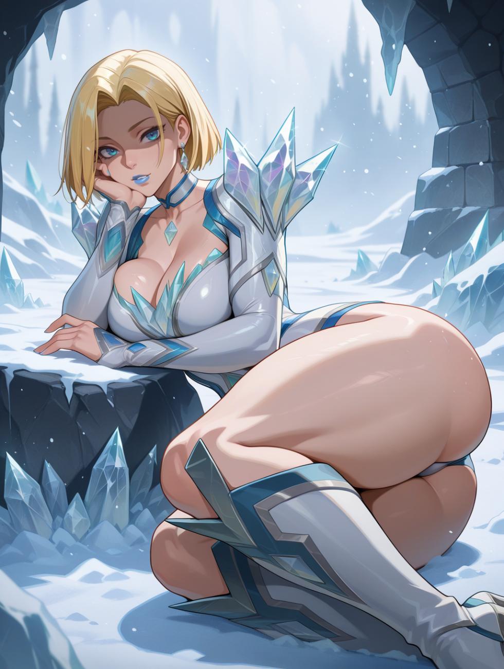 Emma Frost | Marvel Rivals ❄💙 waifuinvoker ai generated - Page 30