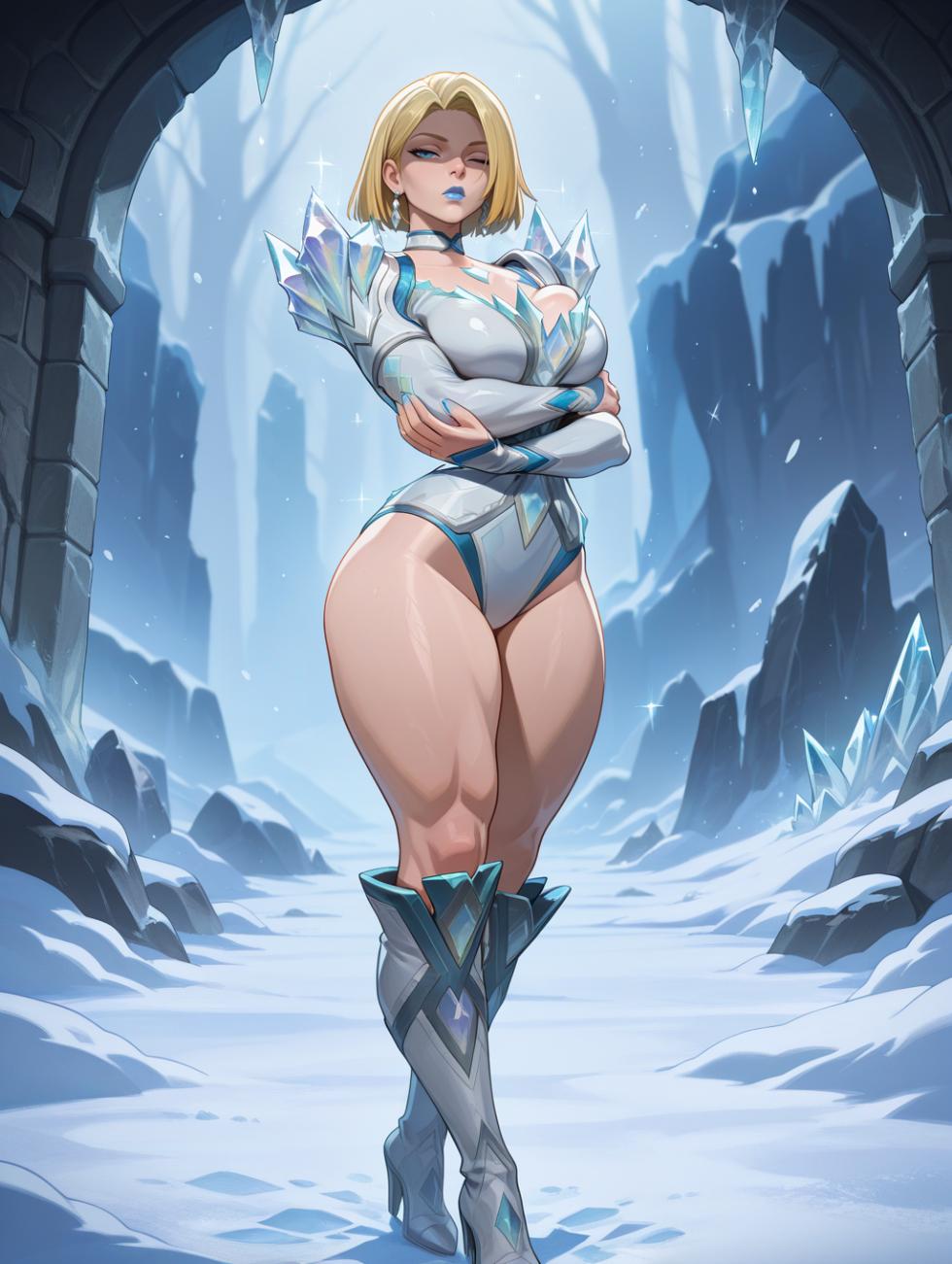 Emma Frost | Marvel Rivals ❄💙 waifuinvoker ai generated - Page 36