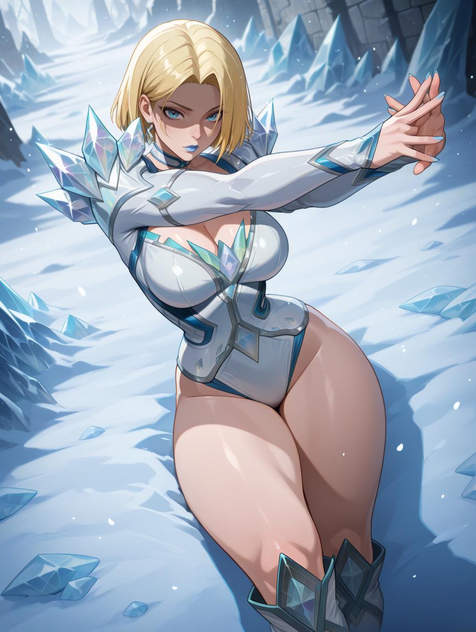 Emma Frost | Marvel Rivals ❄💙 waifuinvoker ai generated - Page 40