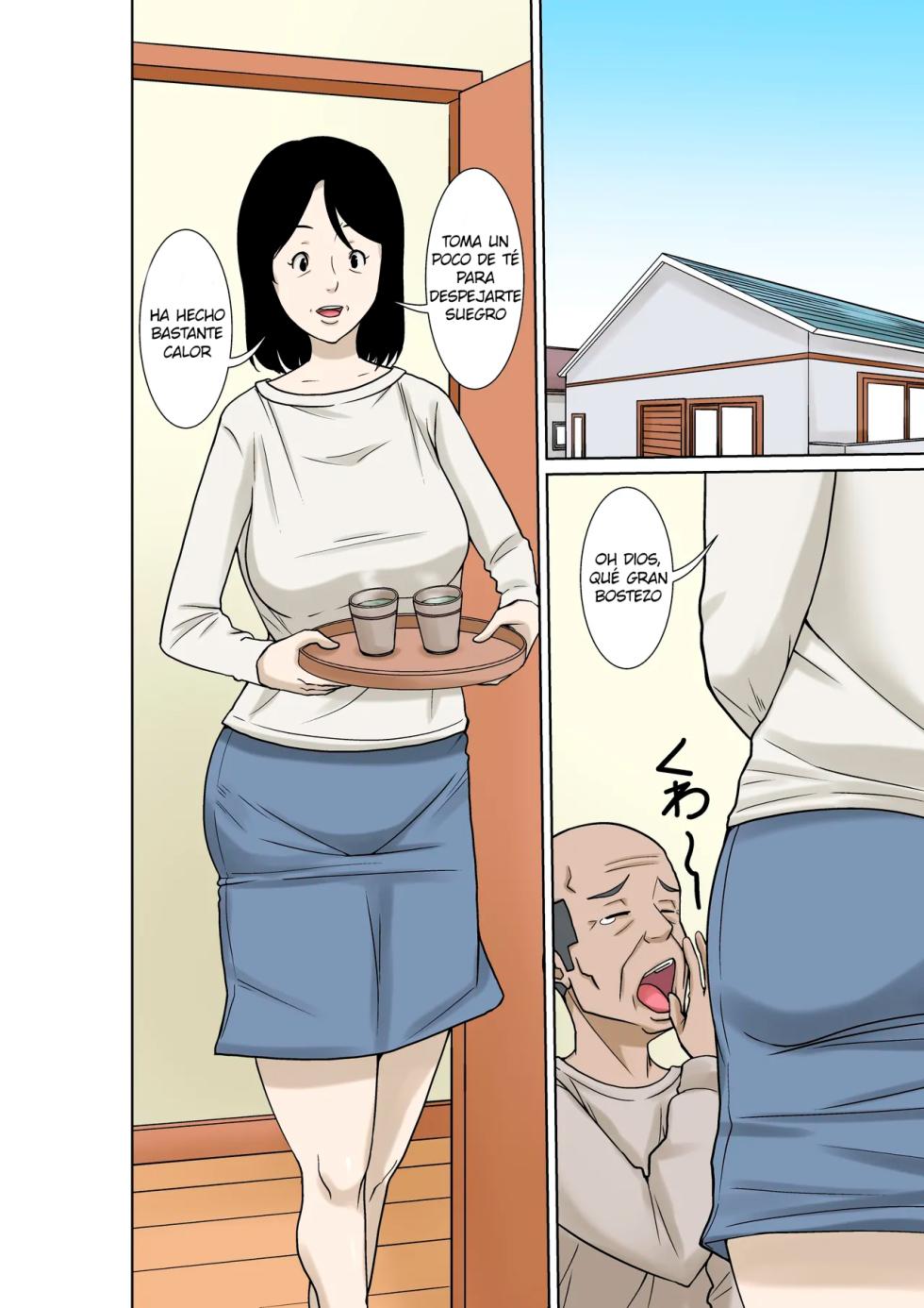 [Hoyoyodou] Ogifu-san ga Kossetsushita Node Yome no Watashi ga Kaigoshimasu!｜¡Como mi Suegro se Fracturó, Yo Su Nuera lo Cuidaré! [Spanish] [Pajerosxnx] - Page 2