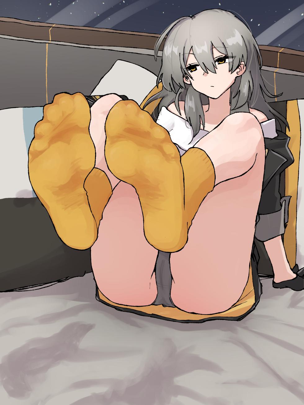[Samuimo21]【Honkai Star Rail】Trailblazer (Stelle) Footjob 【FANBOX Limited Socks Color Variations (Black, Gray, White)】 - Page 3