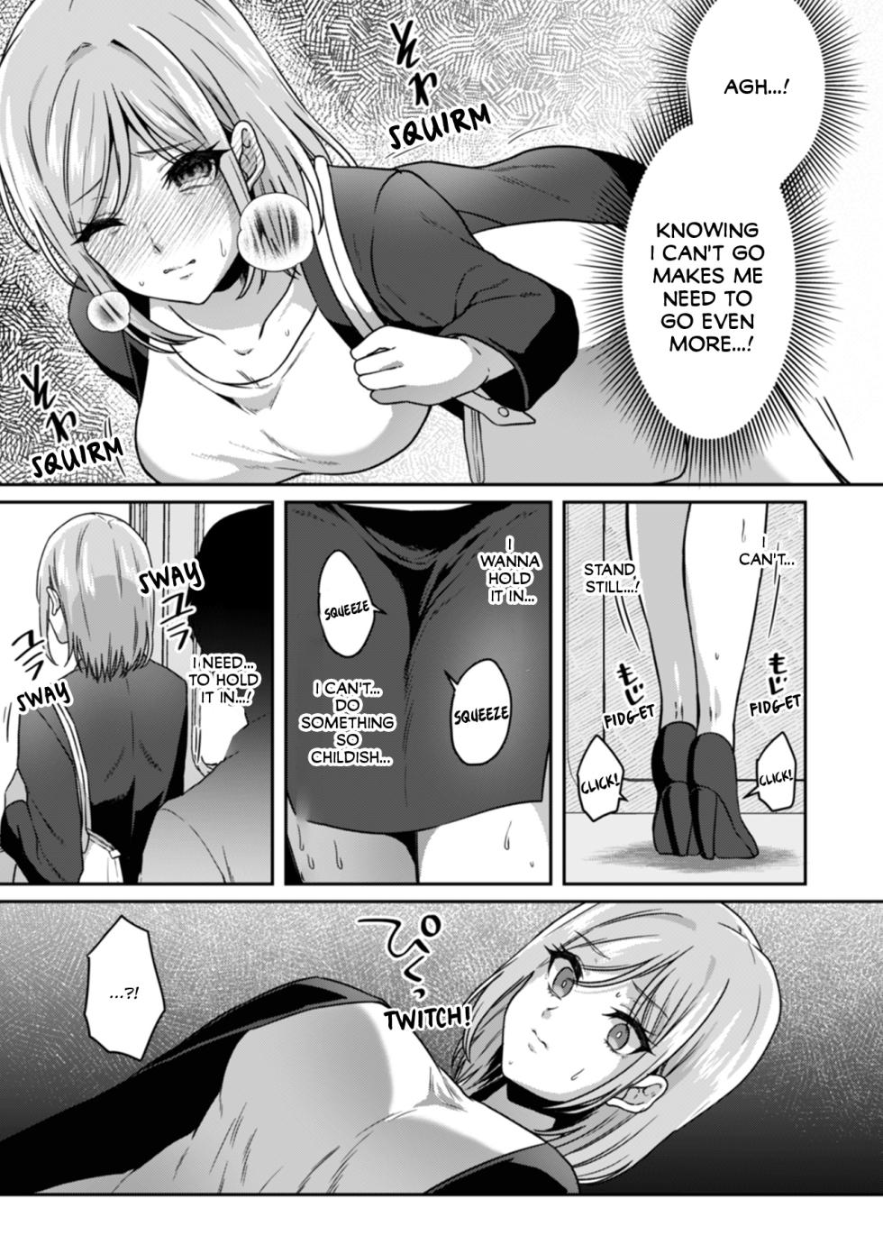 [Kinagi Rea] Manin Densha de Shikkin Sunzen!? Chikan Danshi no Ijiwaru na Yubi de Ikasare Tsuzuketa OL | Almost Pissing on a Crowded Train?! #1-16 [English] - Page 7
