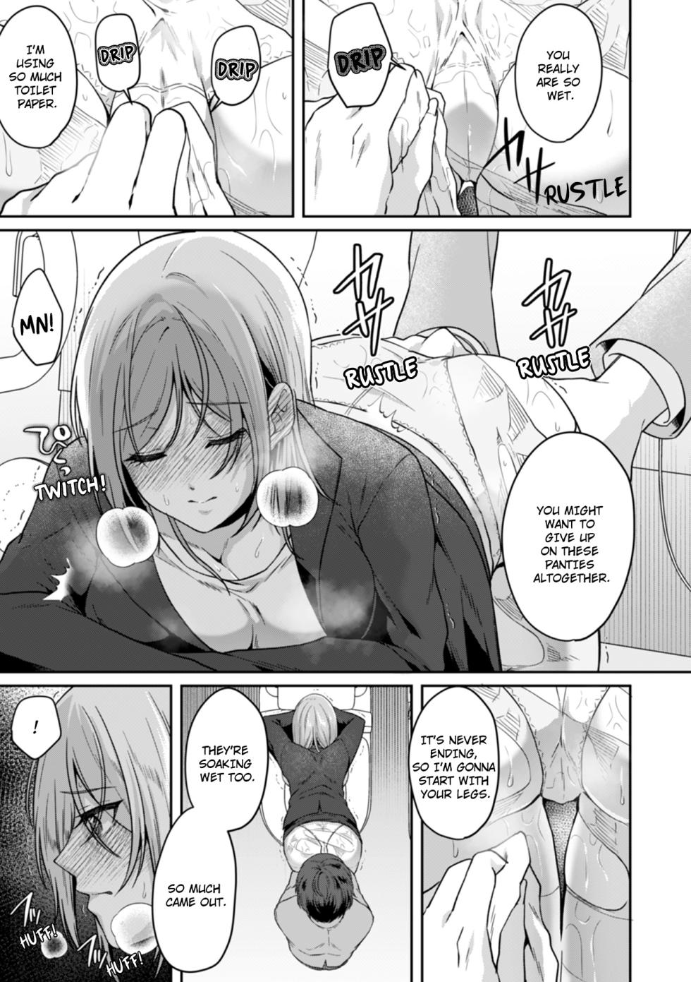 [Kinagi Rea] Manin Densha de Shikkin Sunzen!? Chikan Danshi no Ijiwaru na Yubi de Ikasare Tsuzuketa OL | Almost Pissing on a Crowded Train?! #1-16 [English] - Page 38
