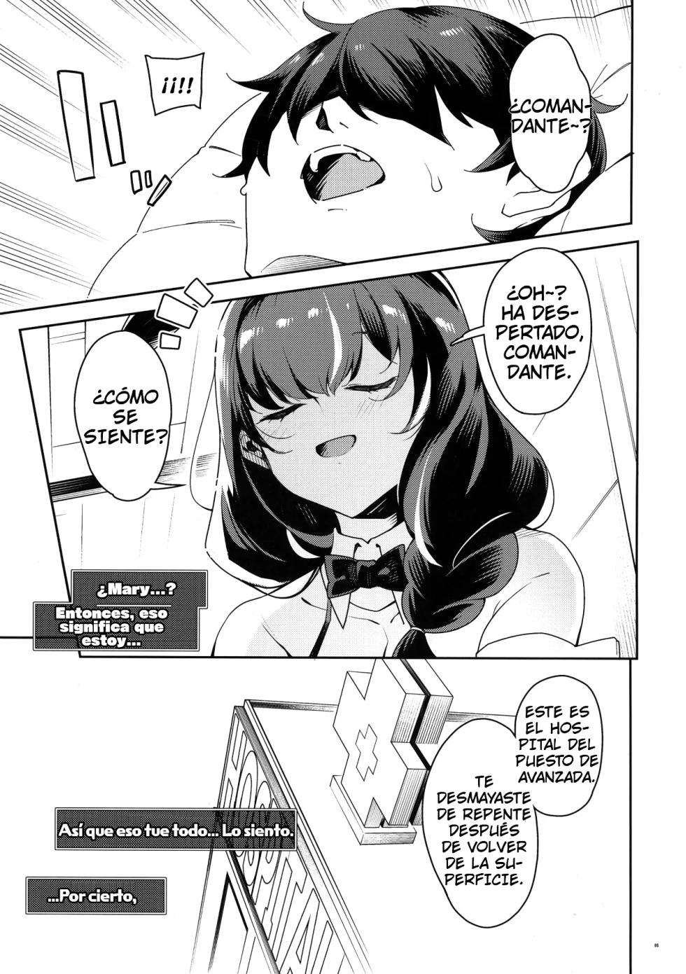 (C105) [Pilotstar (Iso Nogi)] Ecchi de Bunny de Oisha-san｜Traviesa Conejita y Doctora (Goddess of Victory׃Nikke) [Spanish] [ProtoScan] - Page 5