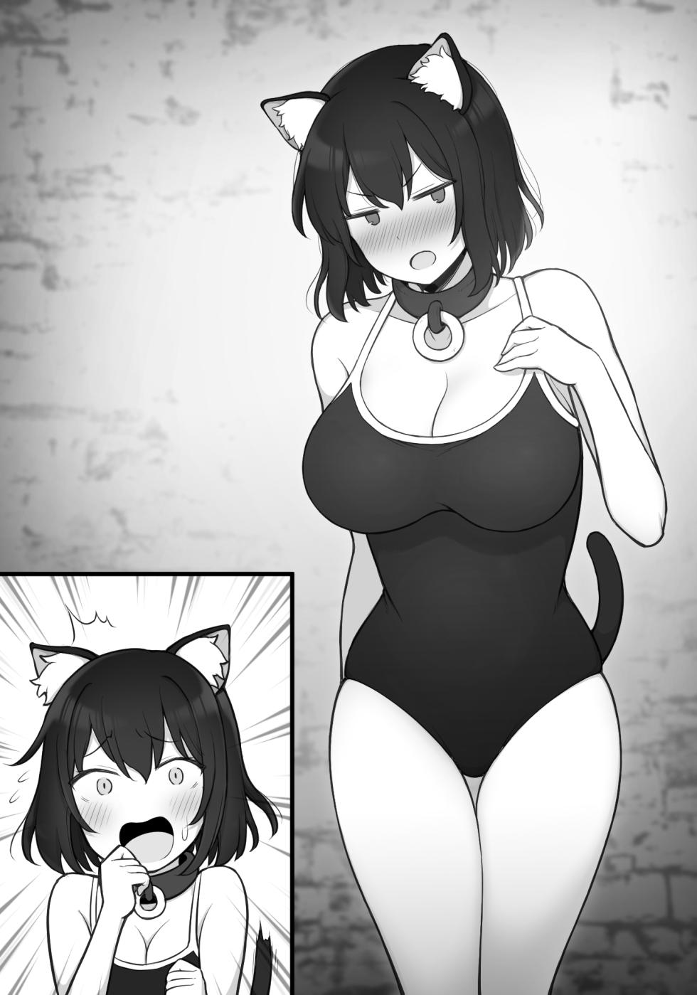 [コントレンジ] 猫耳ちゃんに水着を着せて楽しむ異世界転生した主人公君 - Page 6