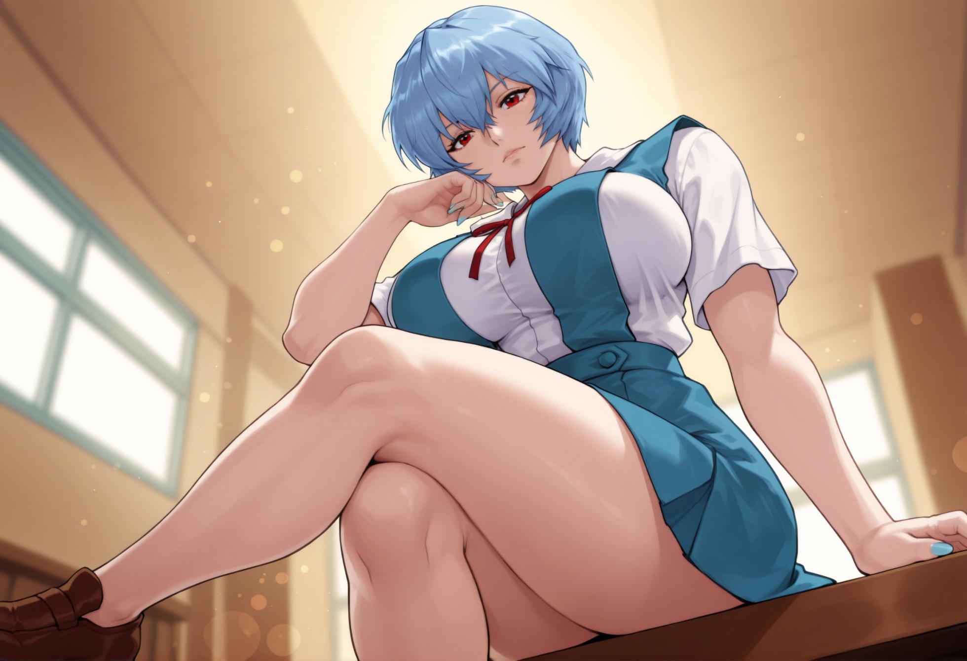 REI AYANAMI - EVANGELION - 140+ IMAGES kranken ai generated - Page 21