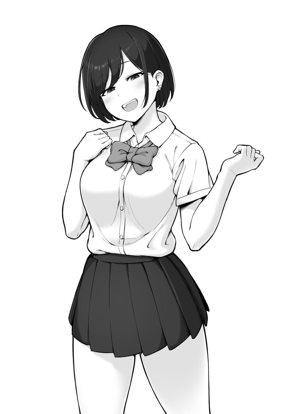 [コントレンジ] 帰省していて数日会えなかったいたずら好きな彼女が突然制服姿に着替えてからの   一時間後① - Page 4