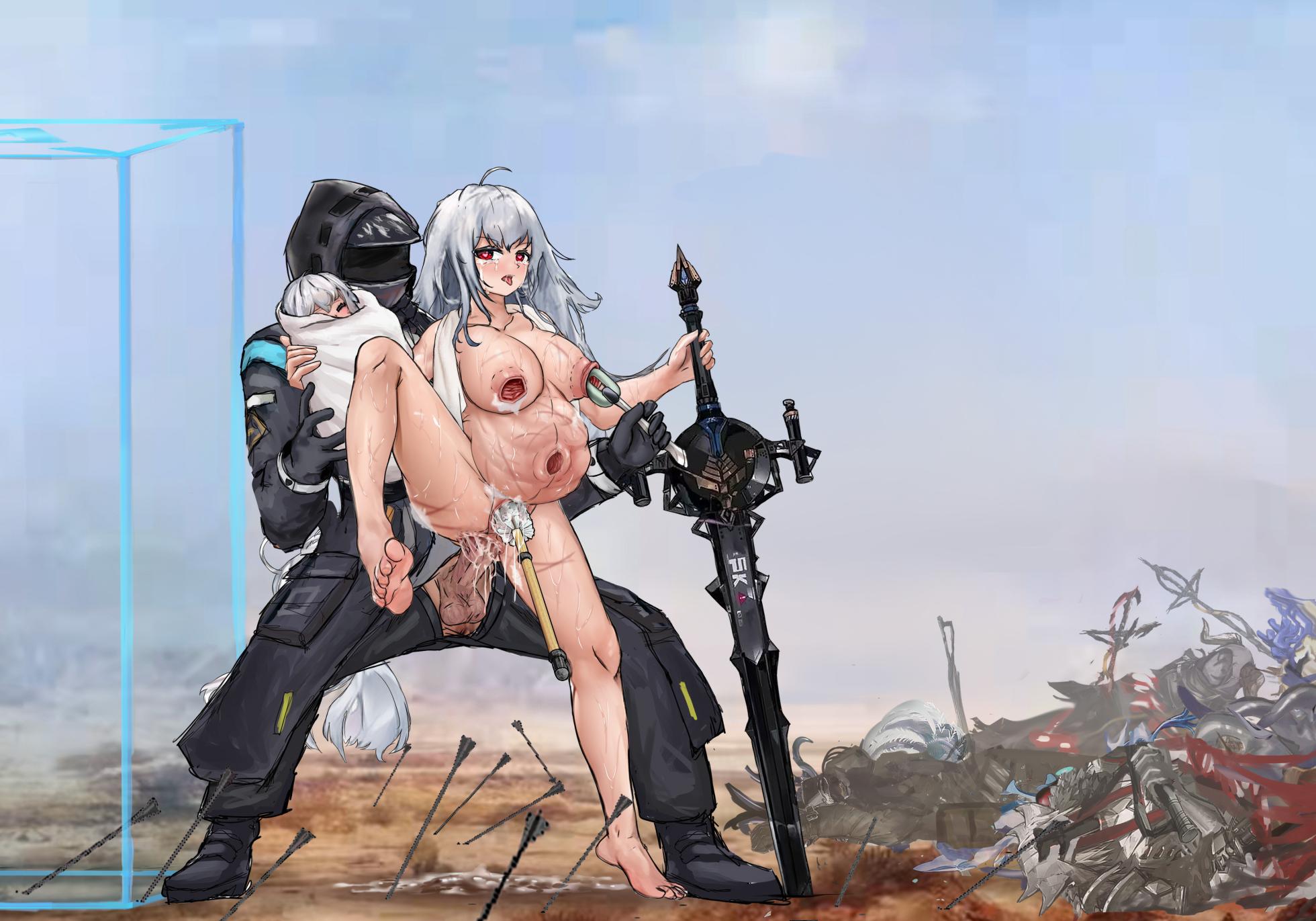 蒂蒂与博士的首个爱情结晶，荒地上的超淫乱寄生出产作战！(Arknights) - Page 35