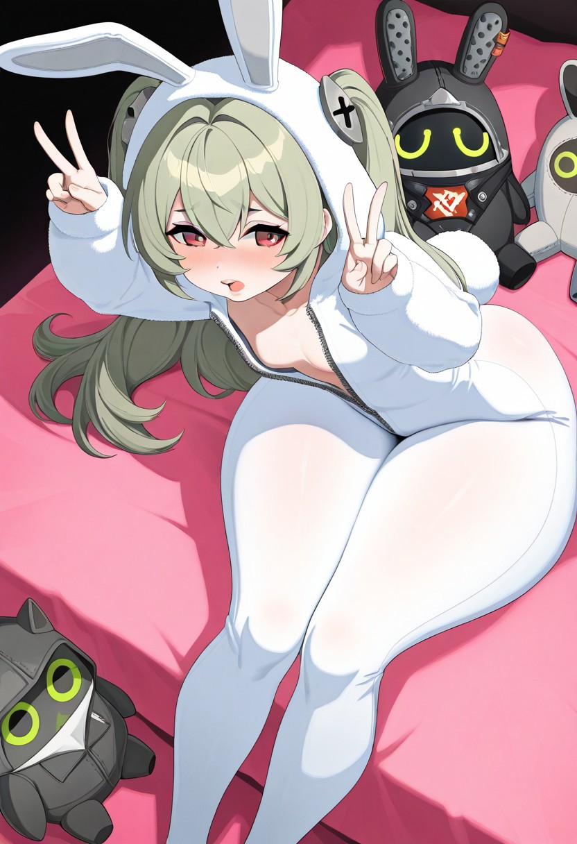 White Bunny Corin Wickes X BBC akuma ai ai generated - Page 13
