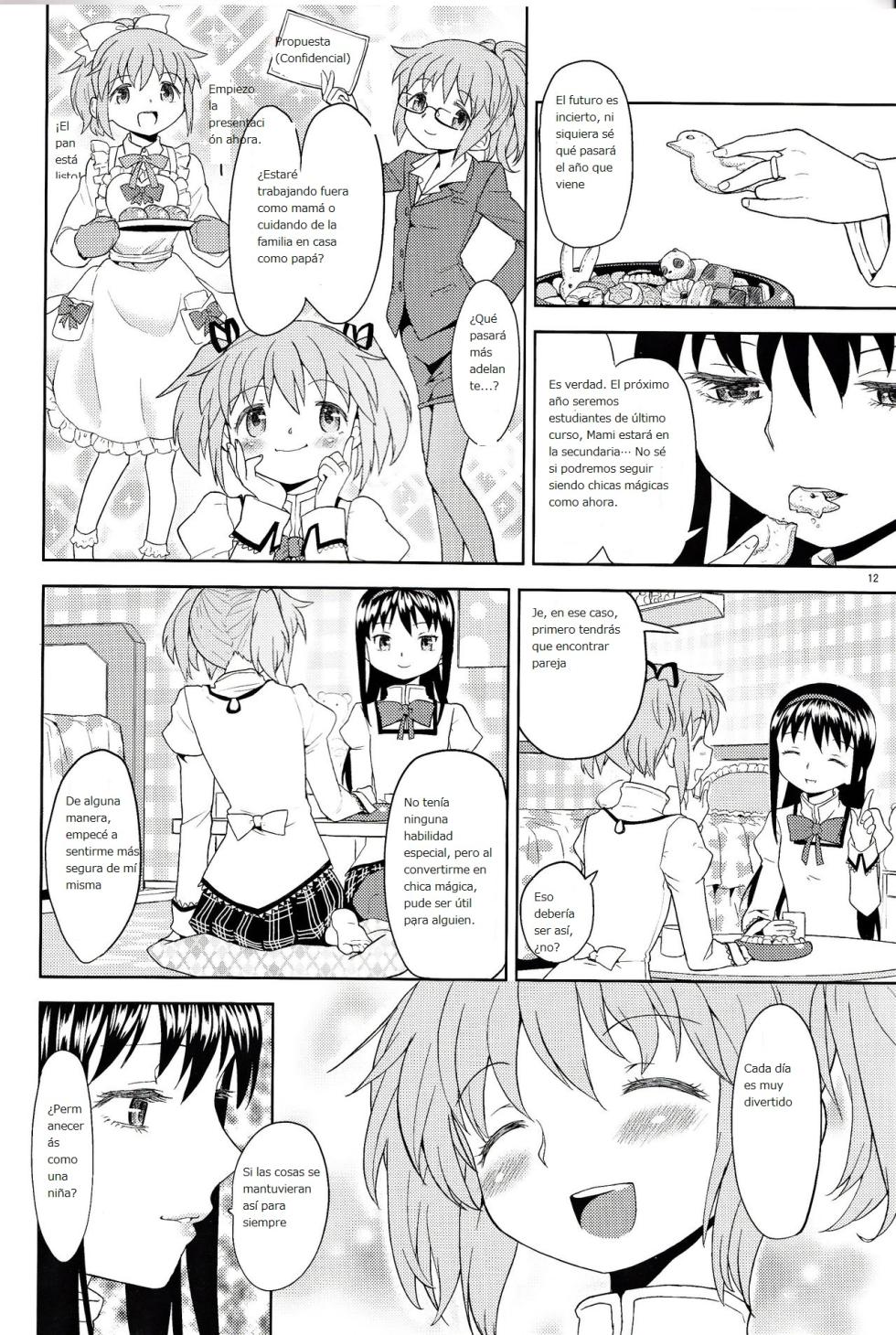 [Nedaore (Ayane)] Onnanoko Naisho Space | Espacio Onnanoko Naisho (Puella Magi Madoka Magica) [Spanish] [CristoferDeLosAndes] [Digital] - Page 13