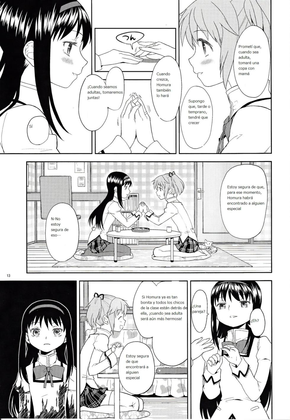 [Nedaore (Ayane)] Onnanoko Naisho Space | Espacio Onnanoko Naisho (Puella Magi Madoka Magica) [Spanish] [CristoferDeLosAndes] [Digital] - Page 14