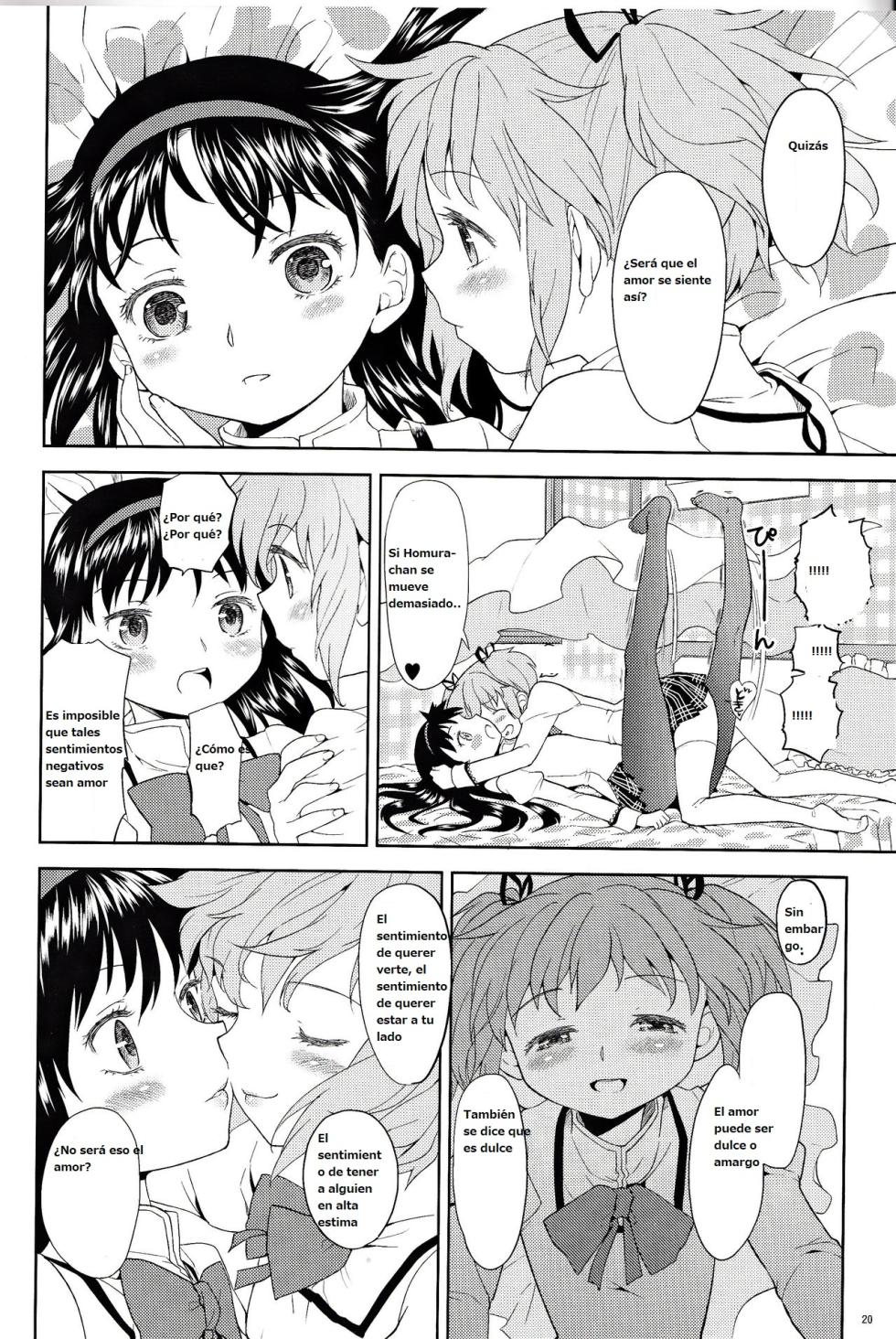 [Nedaore (Ayane)] Onnanoko Naisho Space | Espacio Onnanoko Naisho (Puella Magi Madoka Magica) [Spanish] [CristoferDeLosAndes] [Digital] - Page 21