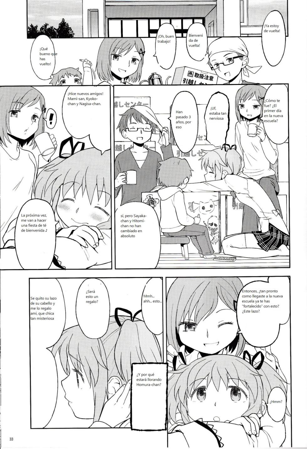 [Nedaore (Ayane)] Onnanoko Naisho Space | Espacio Onnanoko Naisho (Puella Magi Madoka Magica) [Spanish] [CristoferDeLosAndes] [Digital] - Page 34