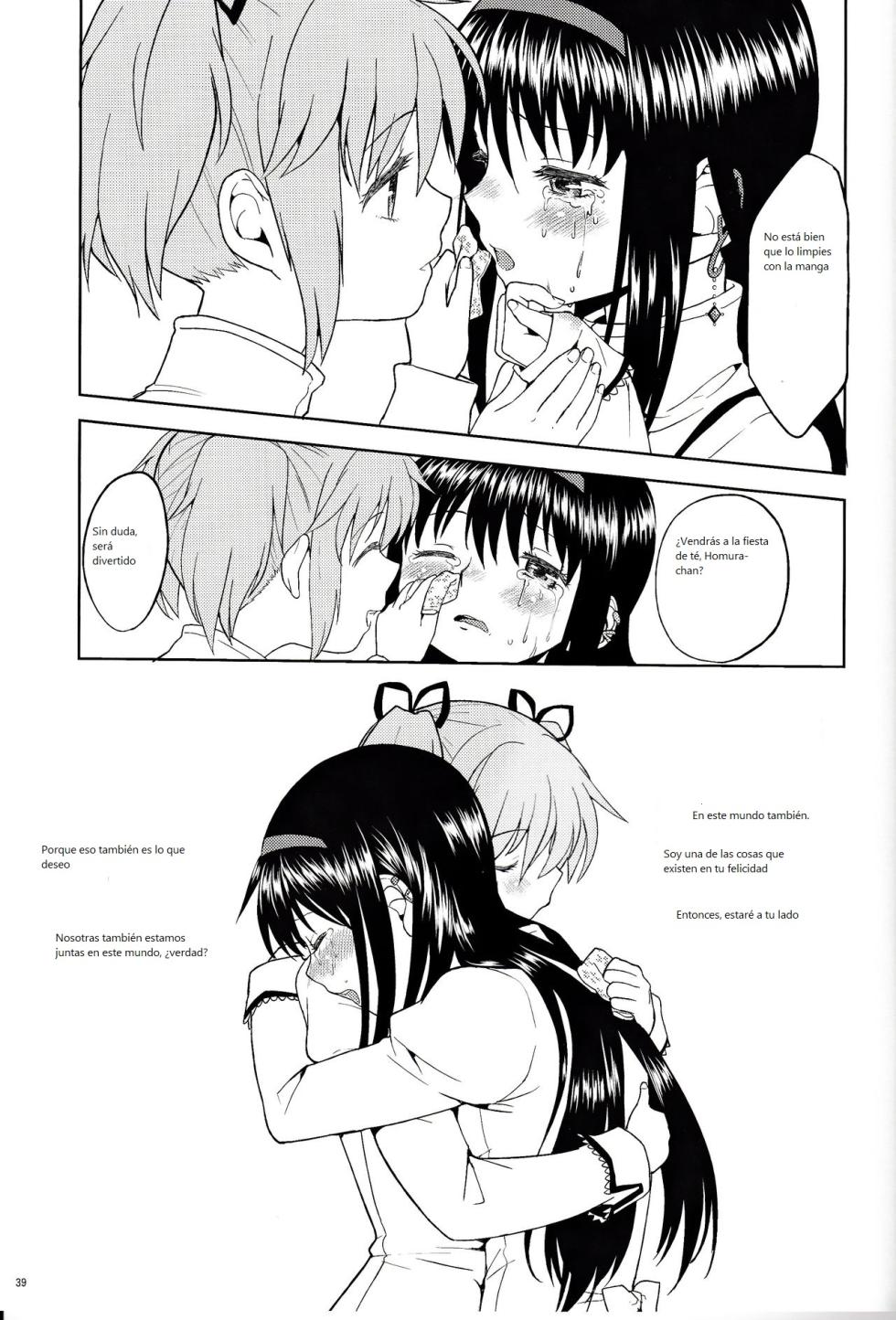 [Nedaore (Ayane)] Onnanoko Naisho Space | Espacio Onnanoko Naisho (Puella Magi Madoka Magica) [Spanish] [CristoferDeLosAndes] [Digital] - Page 40