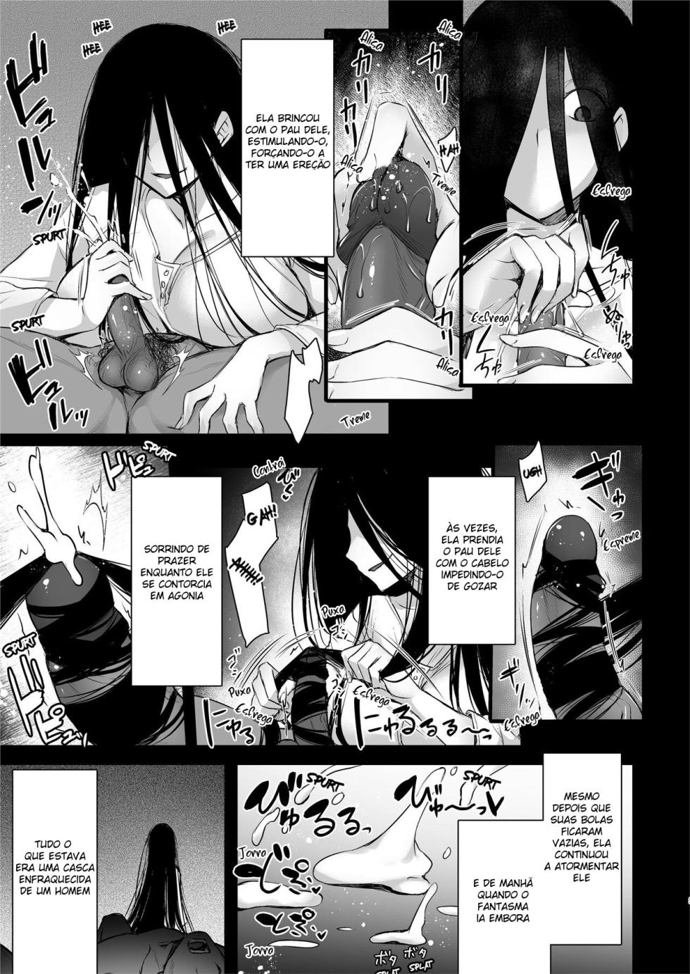 [Himeya (Abe Inori)] Rental Tanetsuke Oji-san Ghost ~Tera Umare no Tanetsuke Oji-san, Yuurei to Nonstop Hame Jorei~ [Portuguese-BR] [Digital] - Page 4