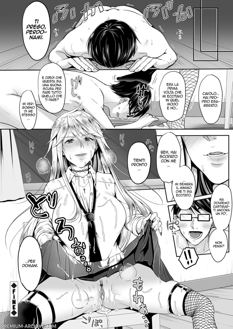 [Naganeko] Do-S Yankee JK to Do-M Hentai Teacher | Studentessa Yankee S vs Professore Pervertito M (COMIC Grape Vol. 38) [Italian] - Page 20