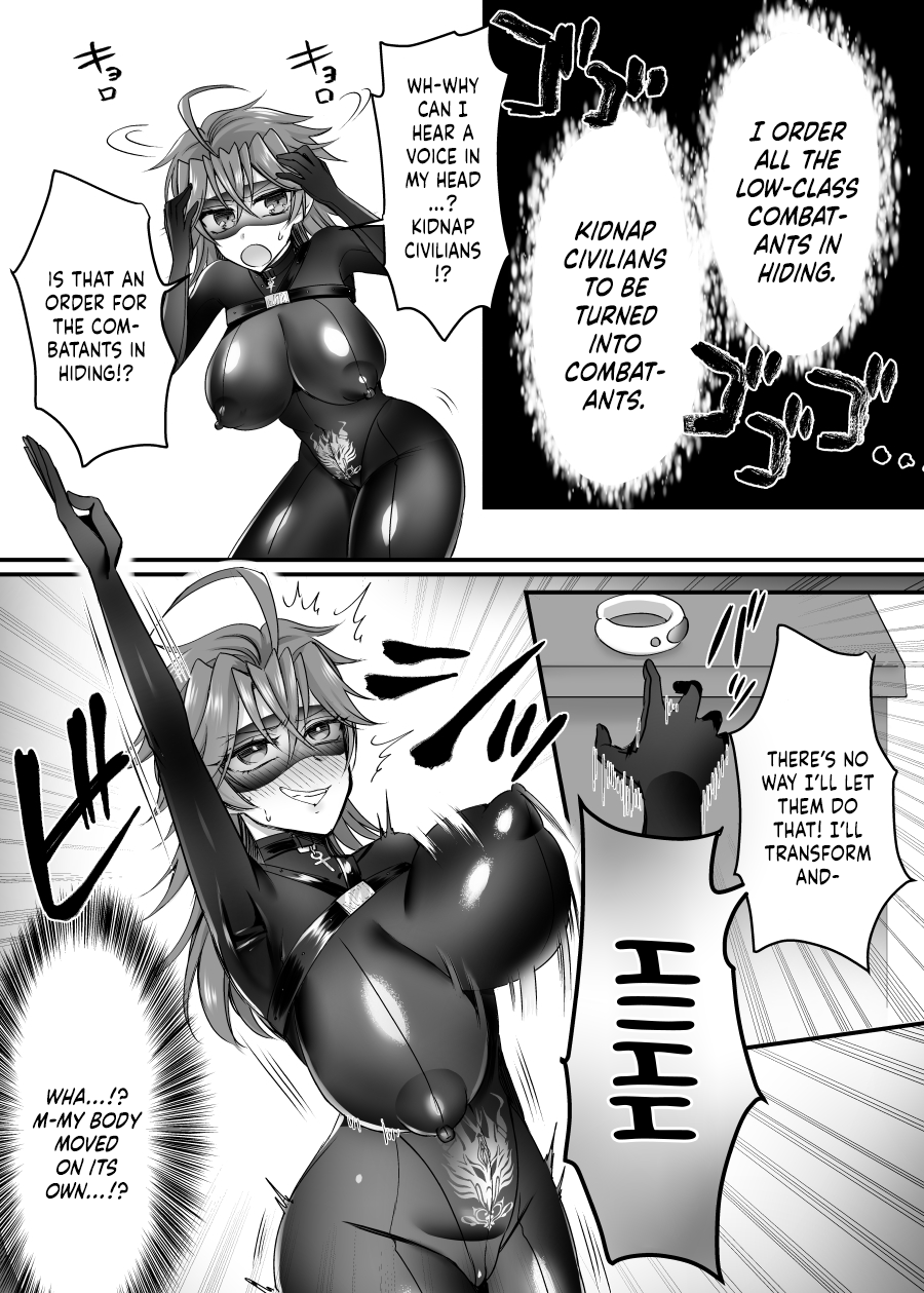 [Amaia Okashi Seisakusho (Moegi Oji-san)] Saber Red ~Seigi no Zako Onna Sentouin Hero~ | Saber Red ~The Weakling Female Fighter Hero of Justice ~ [English] {Doujins.com} - Page 9