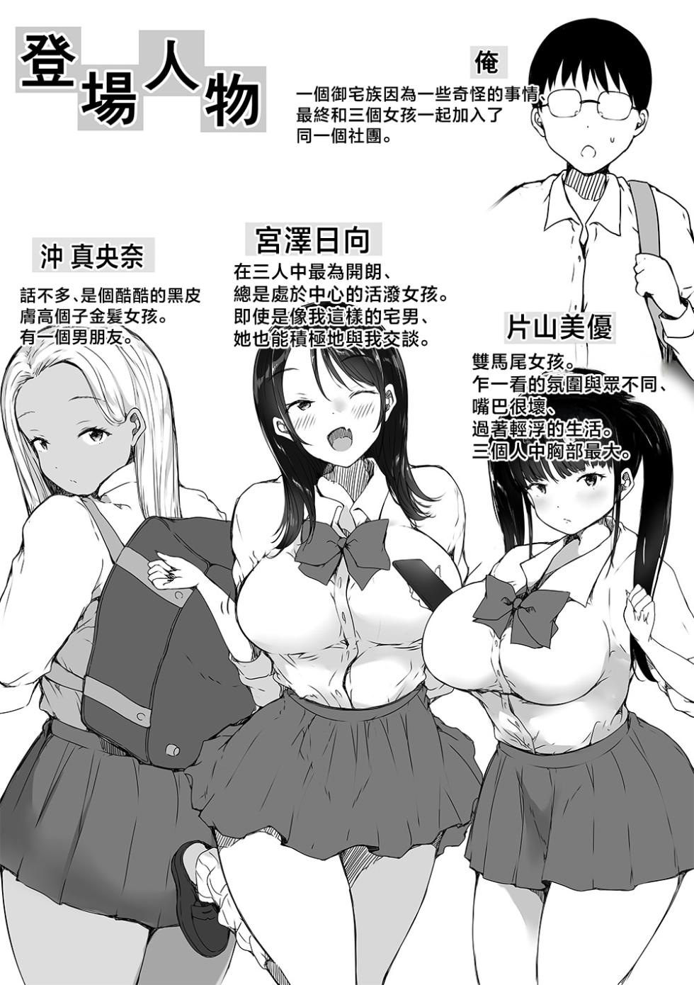 [Kodomo to Kodomo (Itachimaki)] Bocchi no Ore ga Kyonyuu Gal 3-nin ni Yuuwaku sareteru Ken～ muramura genkai no3 nin kara sorezore yo bi da si hen～ [Chinese] - Page 2