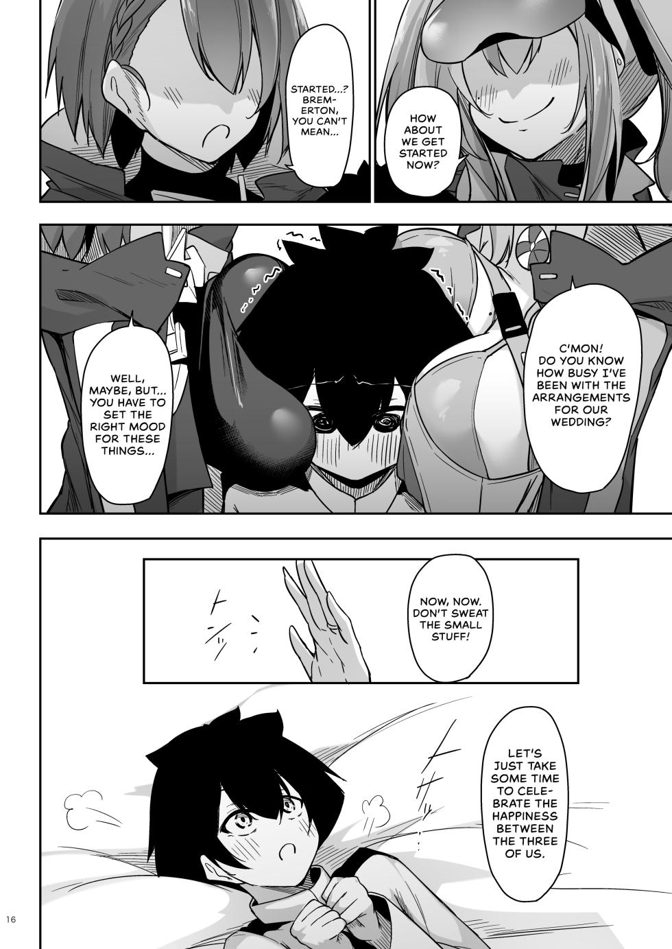 [Gakuen Ketsumeichou (Oriue Wato)] Atsuatsu Oyanami Soudanshitsu - Ouyou-hen - | Piping-Hot Counselling Room ~The Commander's Hands-On Arc~ (Azur Lane) [English] [head empty] [Digital] - Page 15