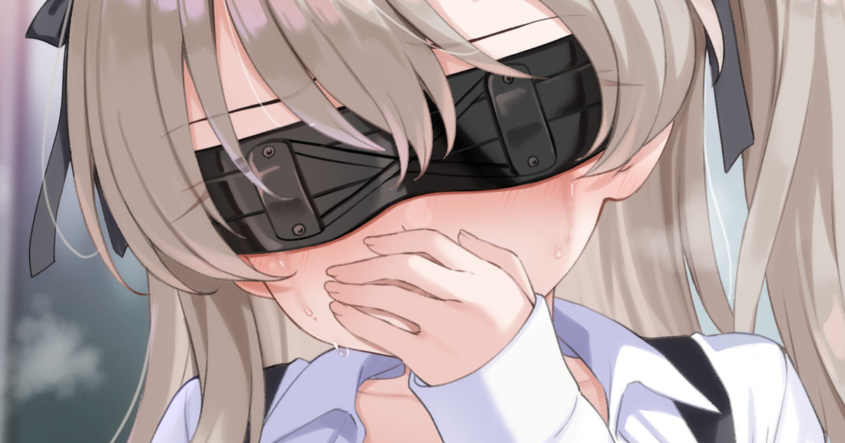 [冬蟲夏草] トイレに隠れるありすちゃん 目隠しVer - Page 1