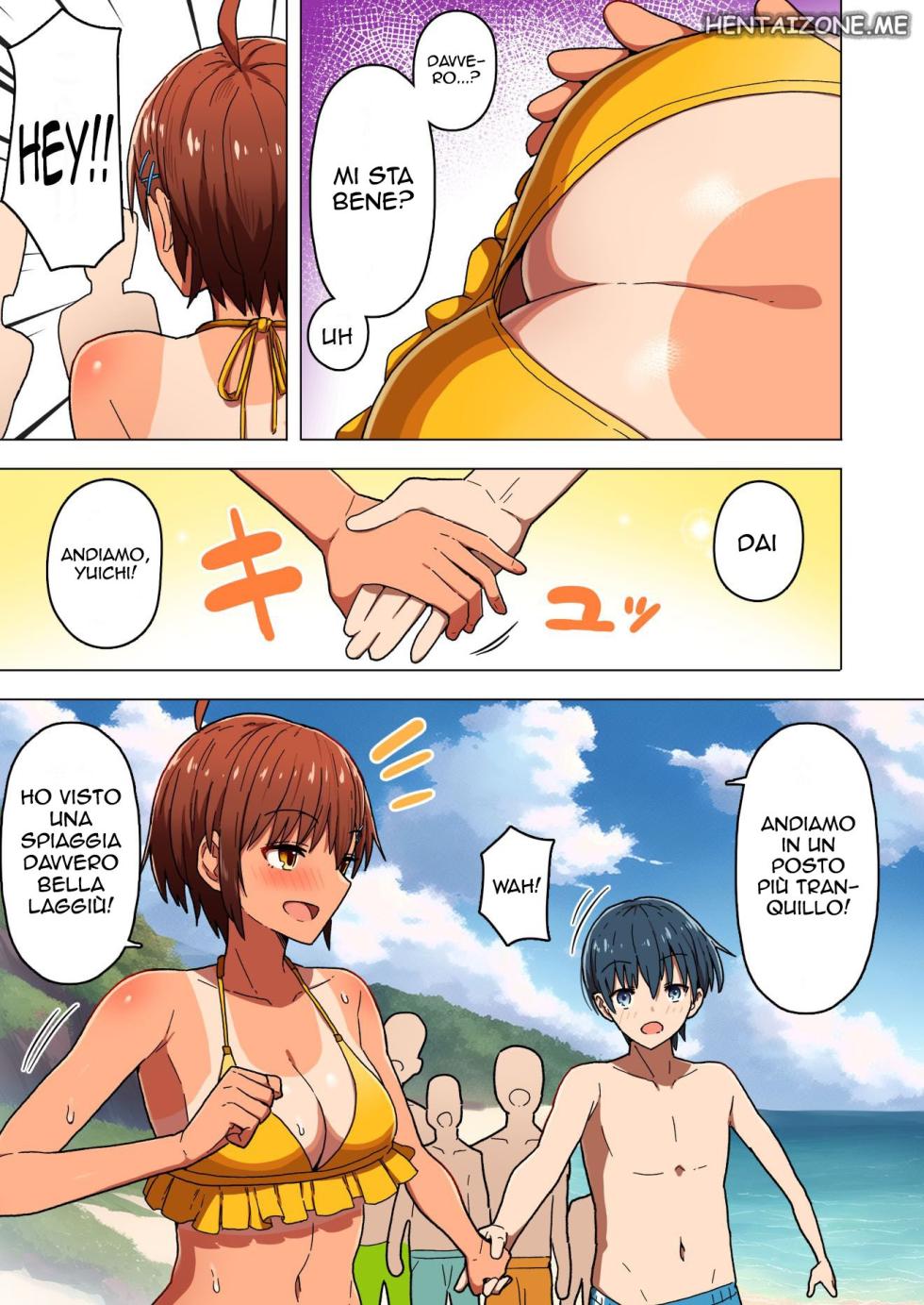 [Kurumaya Koudou] Shuugaku Ryokou, Kanojo Ubarareru Nettaiya | Gita scolastica, una notte tropicale in cui lei viene portata via [Italian] - Page 12