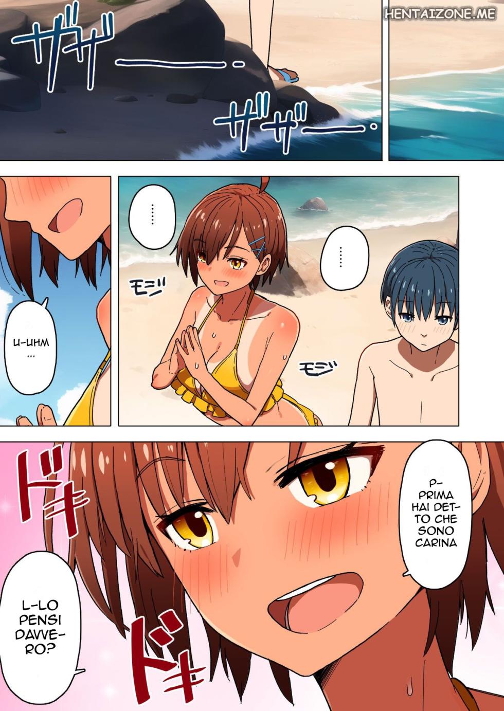 [Kurumaya Koudou] Shuugaku Ryokou, Kanojo Ubarareru Nettaiya | Gita scolastica, una notte tropicale in cui lei viene portata via [Italian] - Page 14