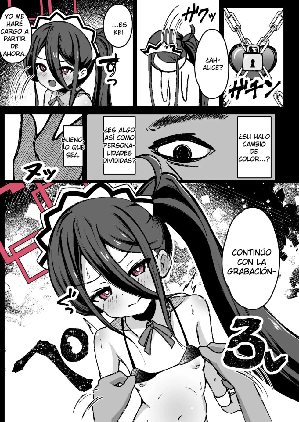 [Yuukyuu Hetansuki (Mamiyahara Hitoshige)] Alice no Kawari ni Dekiru Koto｜Lo que Puedo Hacer por La Princesa (Blue Archive) [Spanish] [ProtoScan] [Digital] - Page 6