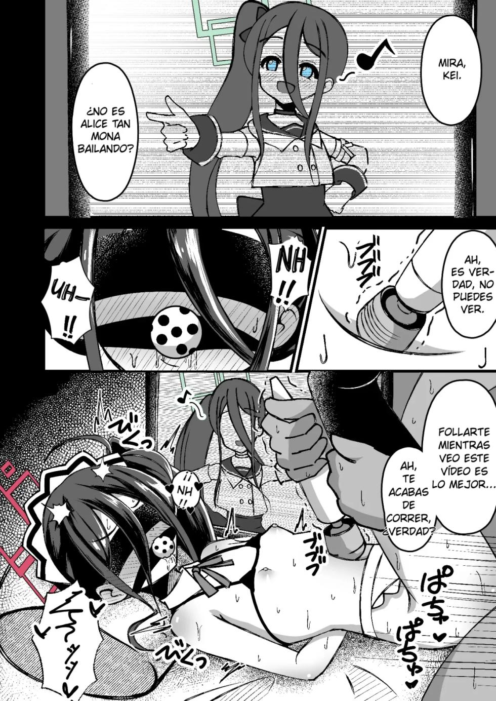 [Yuukyuu Hetansuki (Mamiyahara Hitoshige)] Alice no Kawari ni Dekiru Koto｜Lo que Puedo Hacer por La Princesa (Blue Archive) [Spanish] [ProtoScan] [Digital] - Page 19