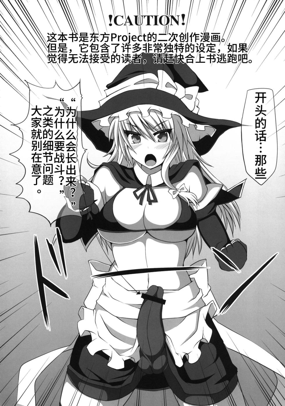 [Stapspats (Hisui)] Gensoukyou Futanari Chinpo Wrestling - Reimu VS Marisa (Touhou Project) [Chinese] [Digital] - Page 4