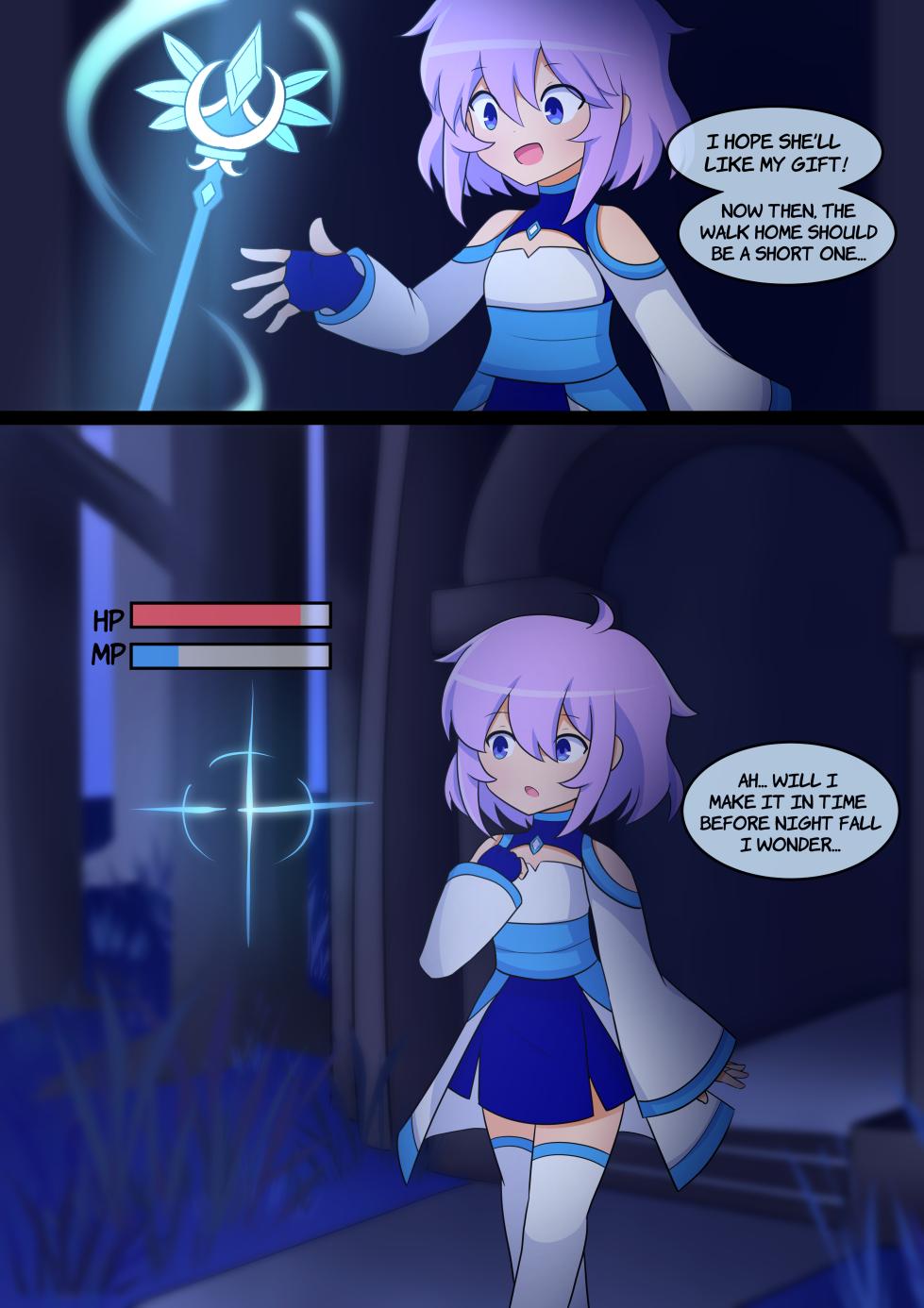LAZZYSIN - Femboy Mage Espen VS Suction Worm - ENGLISH - Page 7
