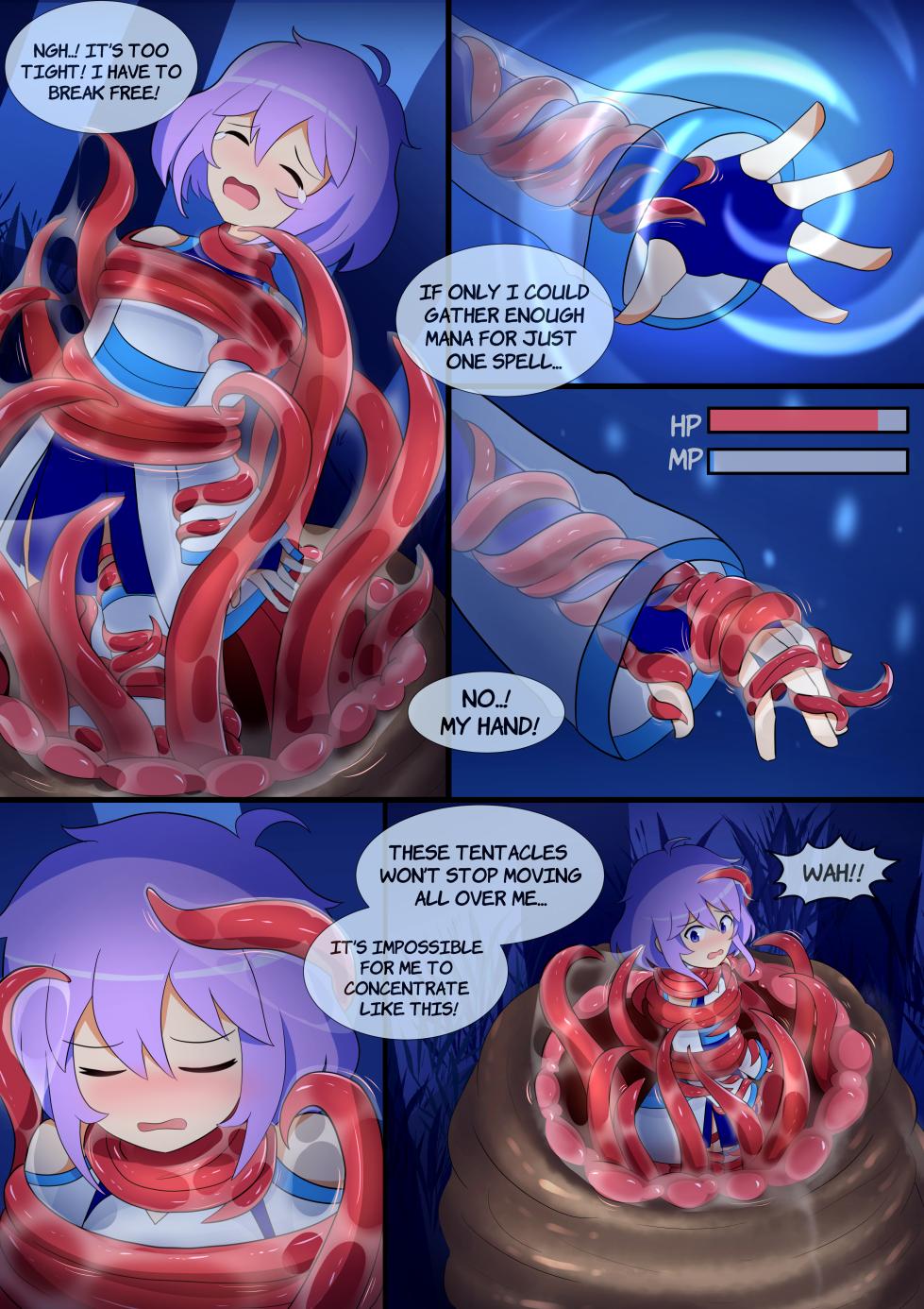 LAZZYSIN - Femboy Mage Espen VS Suction Worm - ENGLISH - Page 12