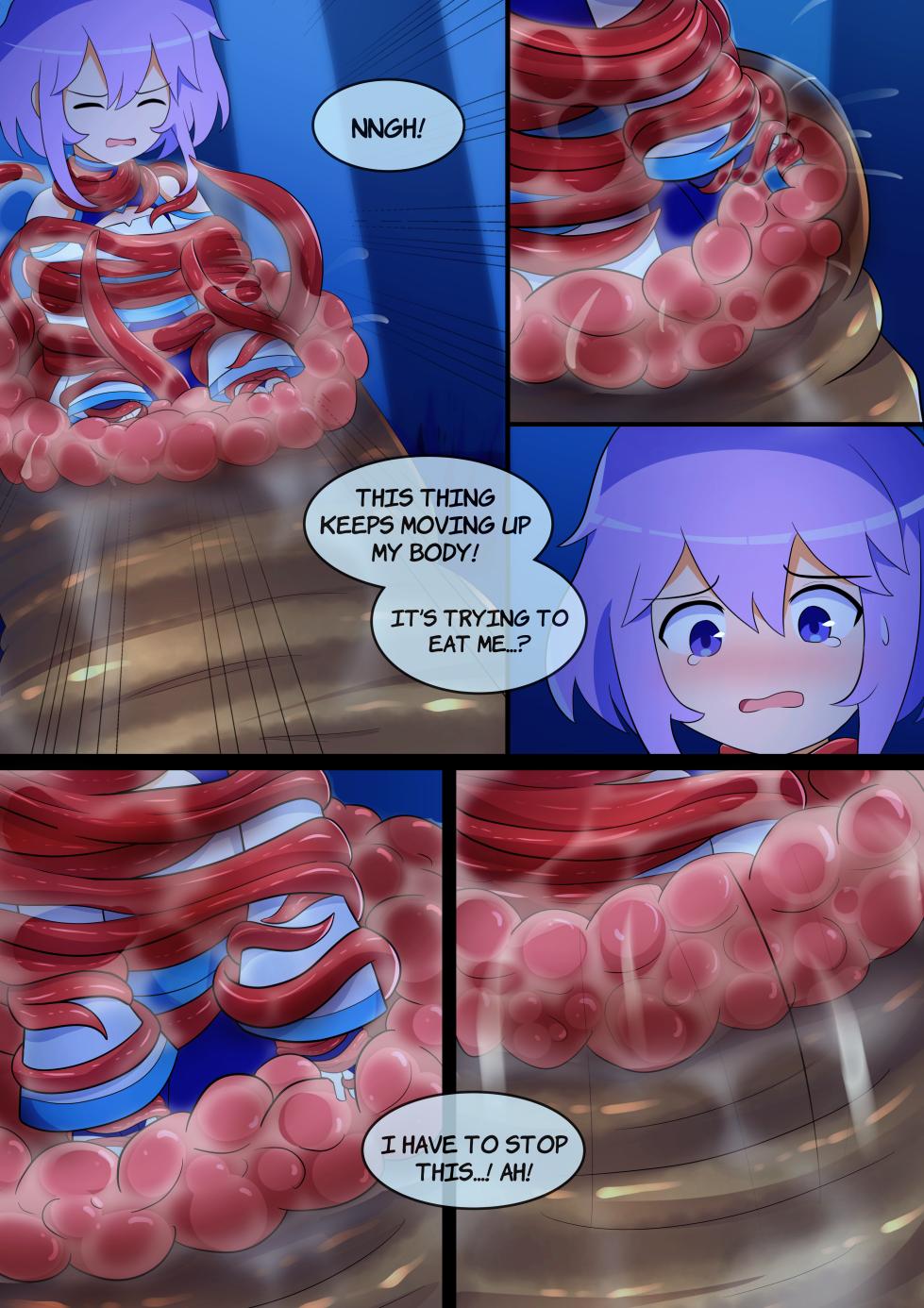 LAZZYSIN - Femboy Mage Espen VS Suction Worm - ENGLISH - Page 13