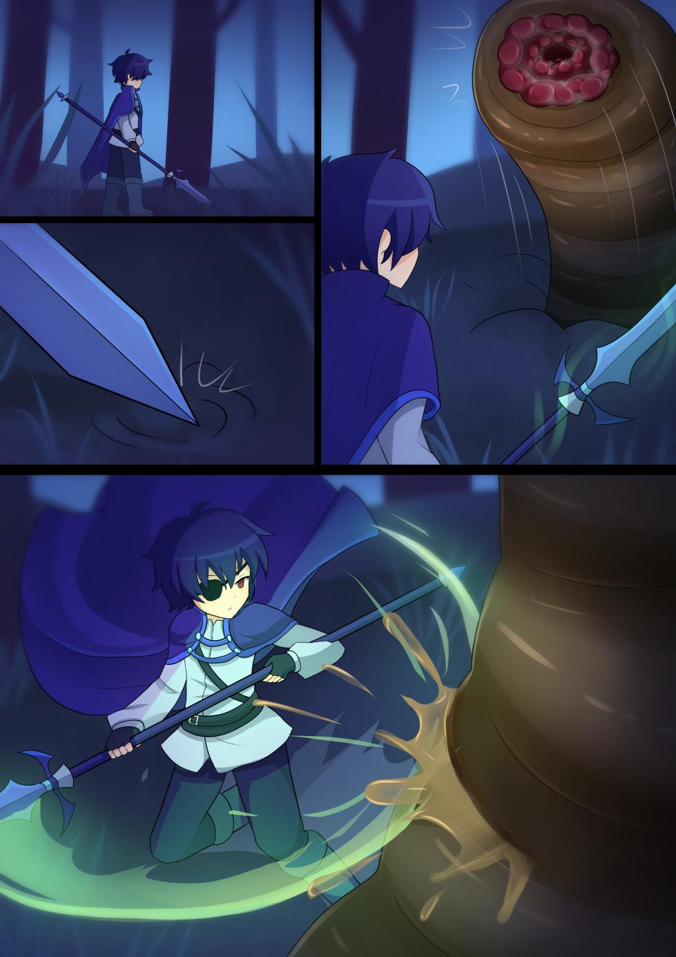 LAZZYSIN - Femboy Mage Espen VS Suction Worm - ENGLISH - Page 31