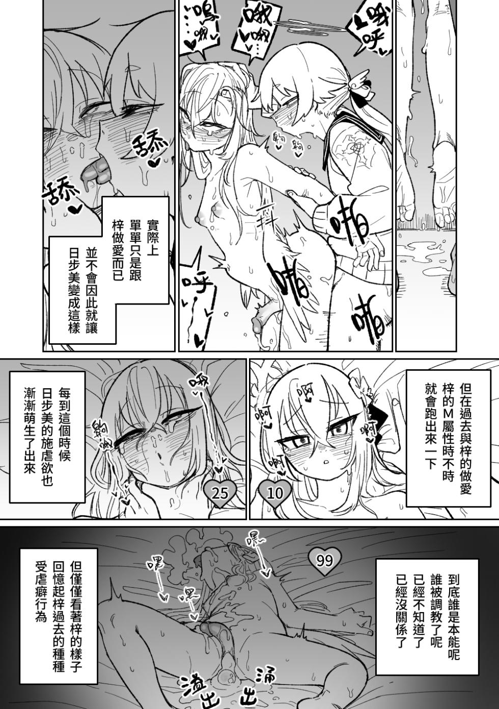 [Asahina Yoshitosi] Jaaku na Perochuu ni Shizumu | 沉溺於邪惡的舌吻 (Blue Archive) [Chinese] [Decensored] - Page 16