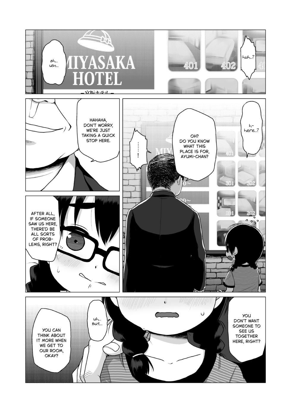 [Shichiten Battou (Miyasaka Takaji)] The Timid and Homely Elementary School Girl Can't Refuse Compensated Dating. [English] [Digital] - Page 6