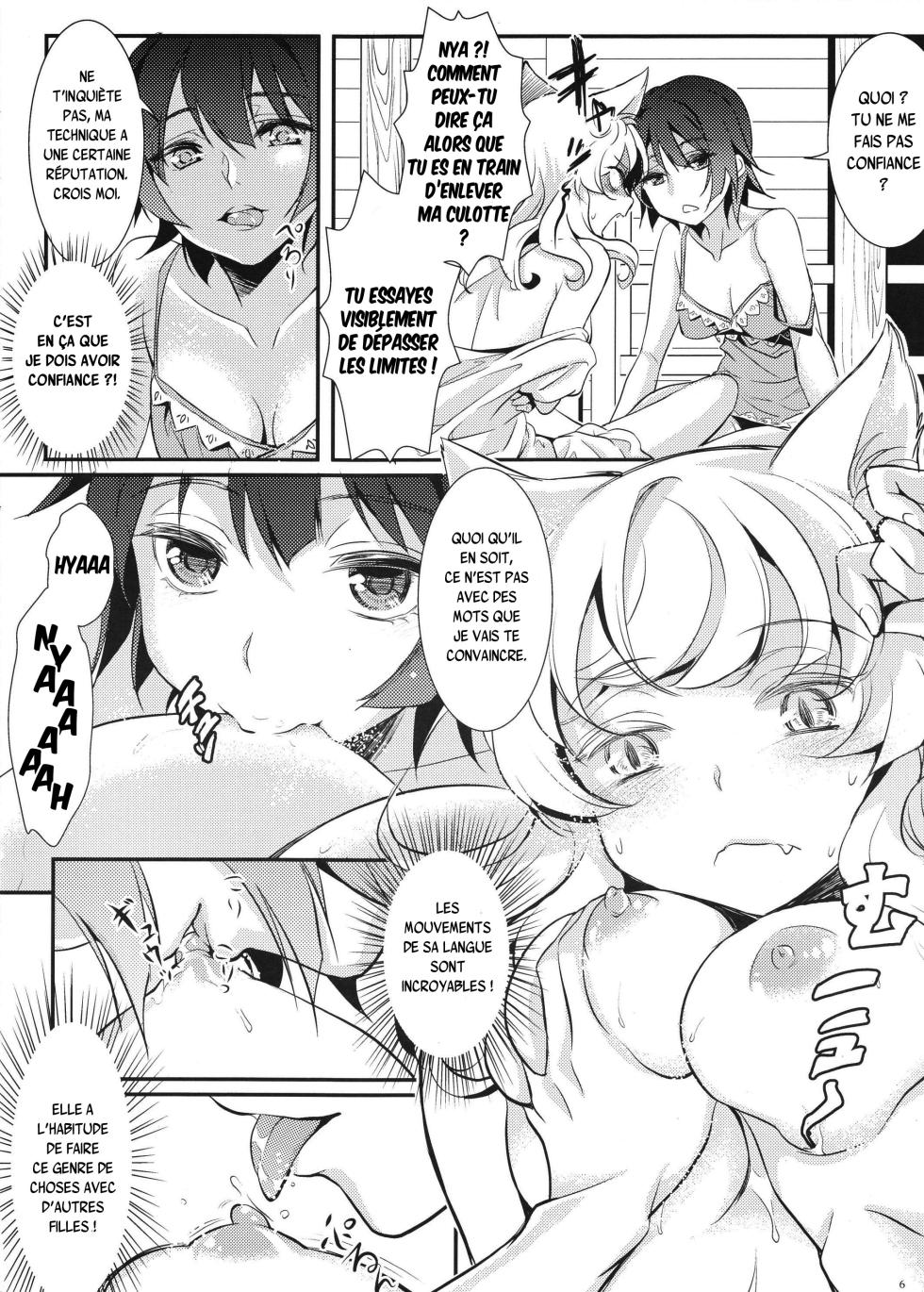 (CT22) [Soramimi (Mytyl)] Neko Douraku (Bakemonogatari) [French] {SAXtrad} - Page 7