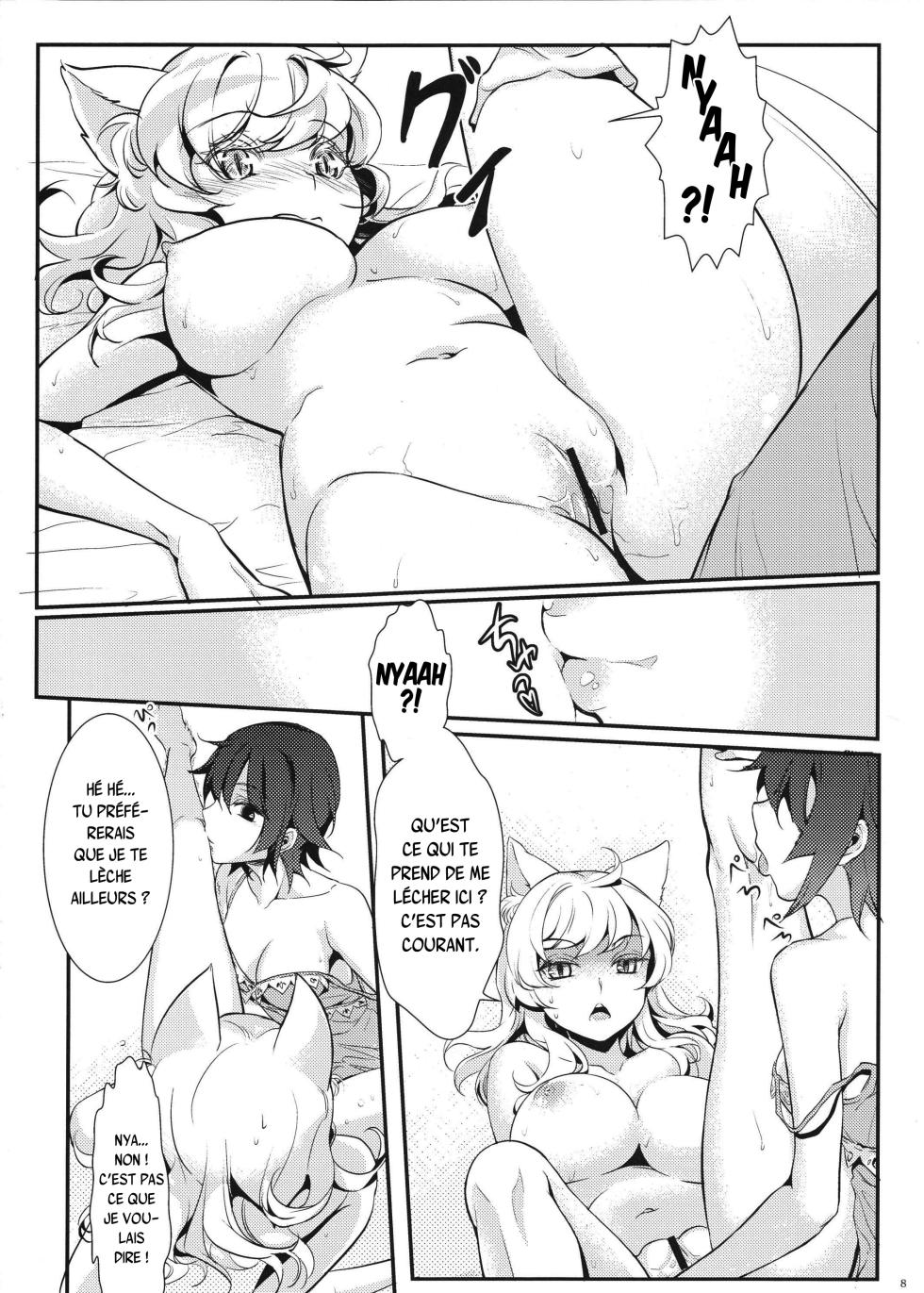 (CT22) [Soramimi (Mytyl)] Neko Douraku (Bakemonogatari) [French] {SAXtrad} - Page 9