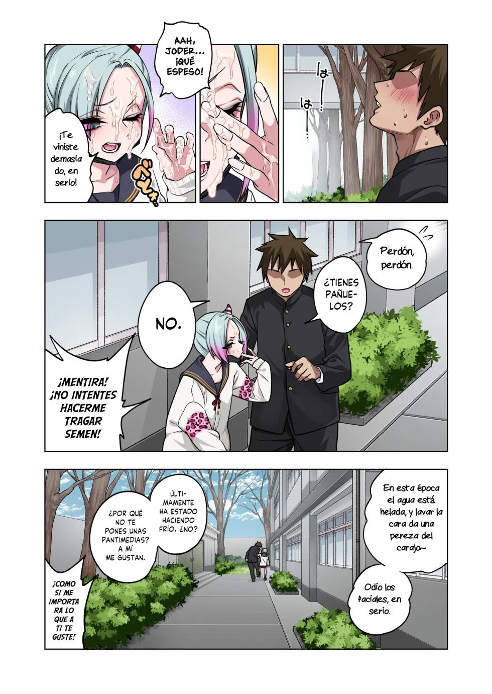 [Gujira 4 Gou (Gujira)] Tsuntsun Yankee-chan wa Yowayowa Chikubi o Ijireba Kekkou Nandemo Yarasete Kureru 3｜La Yankke que te Dejará Hacer Casi Cualquier Cosa Si Juegas con Sus Pezones Sensibles 3 [Spanish] [Traductor X] - Page 8