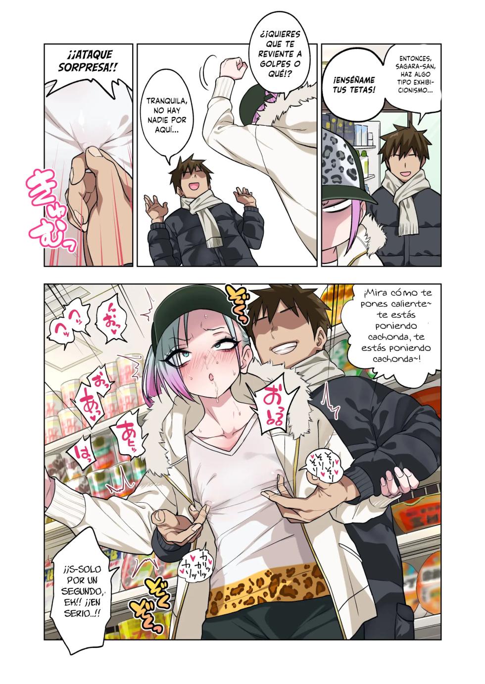 [Gujira 4 Gou (Gujira)] Tsuntsun Yankee-chan wa Yowayowa Chikubi o Ijireba Kekkou Nandemo Yarasete Kureru 3｜La Yankke que te Dejará Hacer Casi Cualquier Cosa Si Juegas con Sus Pezones Sensibles 3 [Spanish] [Traductor X] - Page 36