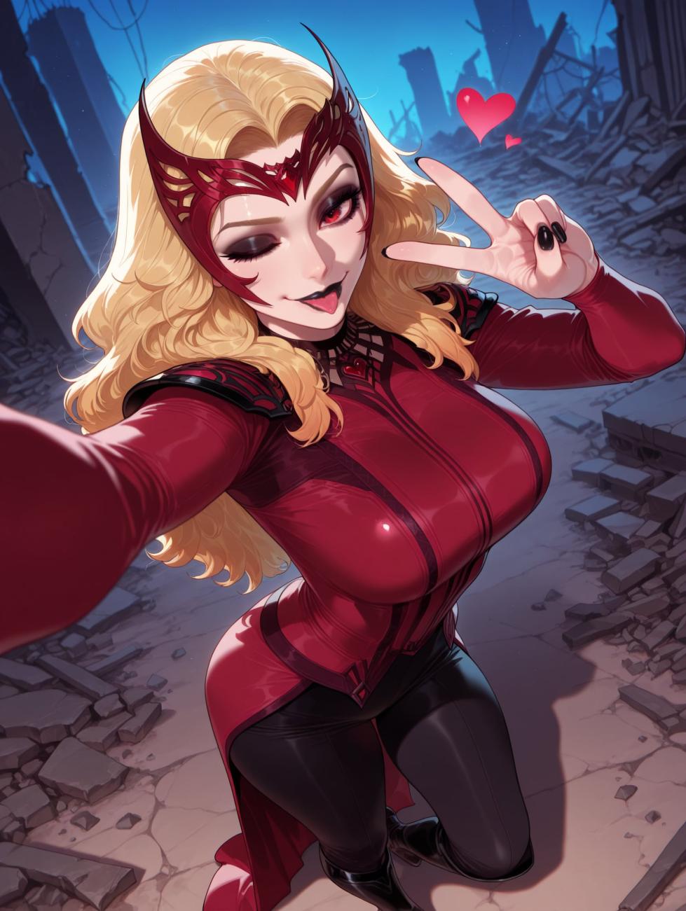 Wanda Maximoff (Solo) arzagod ai generated - Page 3