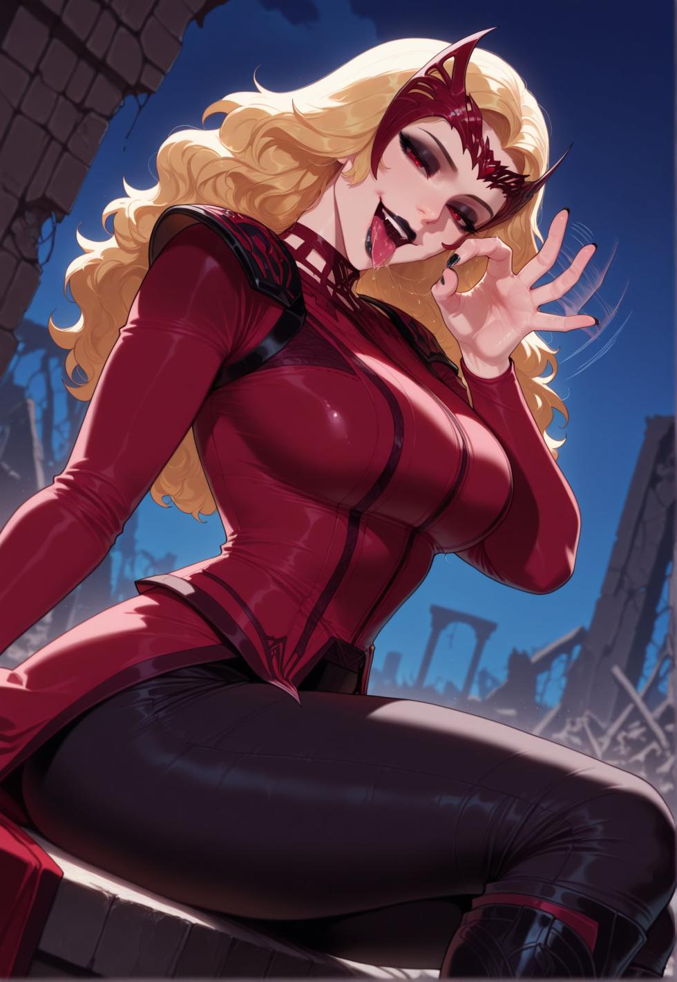 Wanda Maximoff (Solo) arzagod ai generated - Page 5