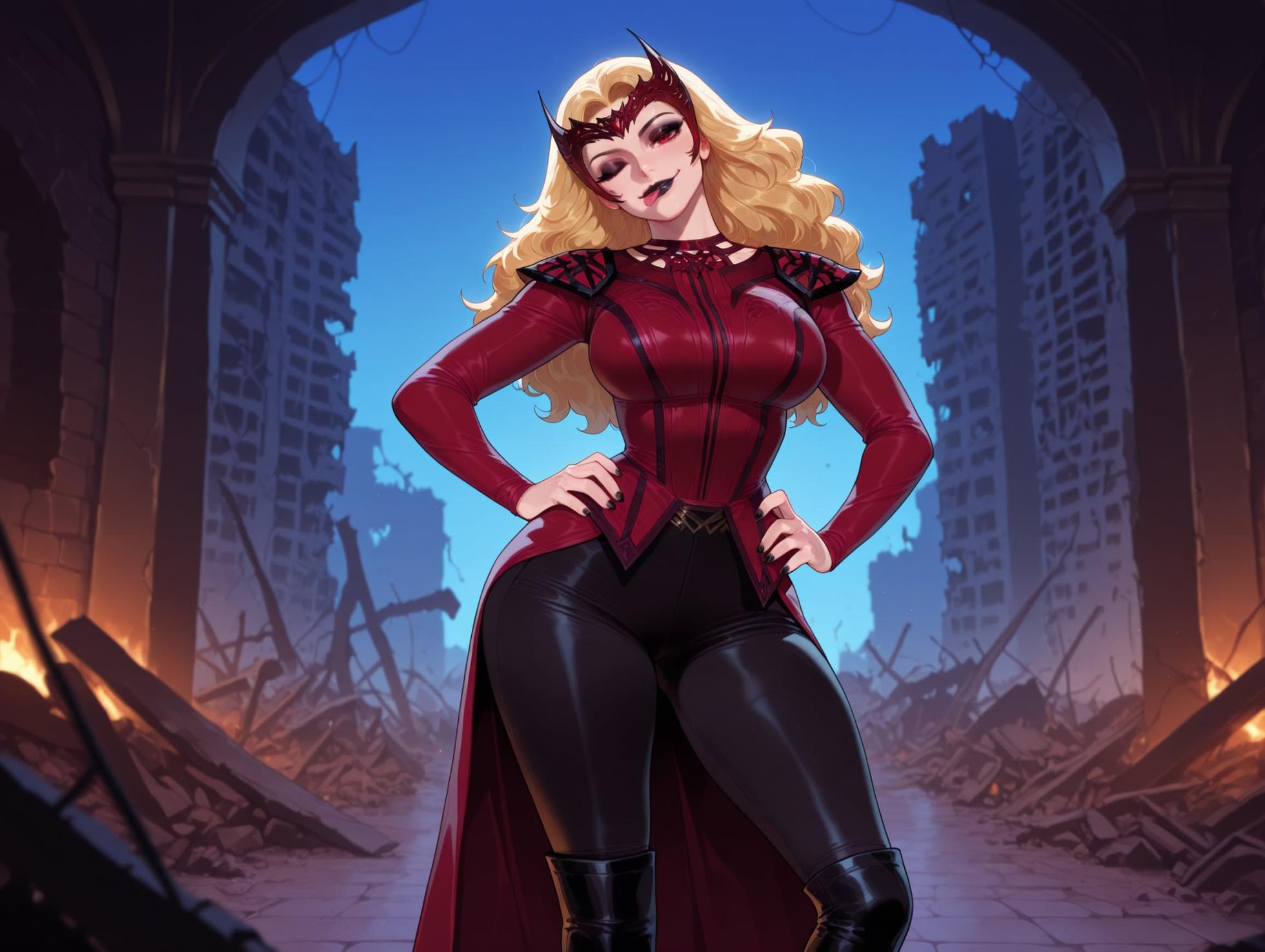 Wanda Maximoff (Solo) arzagod ai generated - Page 13