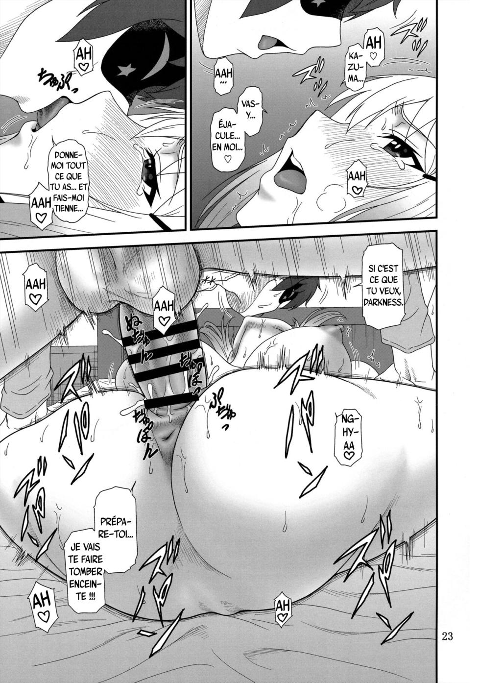 (C104) [Oretachi Misnon Ikka (Suhara Shiina)] Trouble Batsuness | Les troubles de batsuness (Kono Subarashii Sekai ni Syukufuku o!) [French] - Page 22