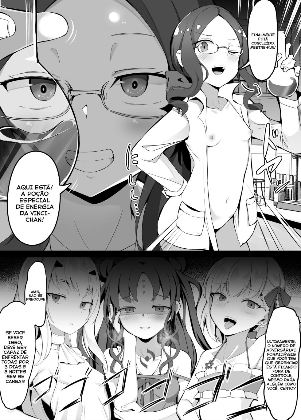 [Corundum] Tai Messias Energy Drink o Kaihatsu Shita Loli Vinci-chan | Lolinchi-chan esenvolveu uma bebida energética anti-MSGK (Fate/Grand Order) [Portuguese-BR] - Page 1