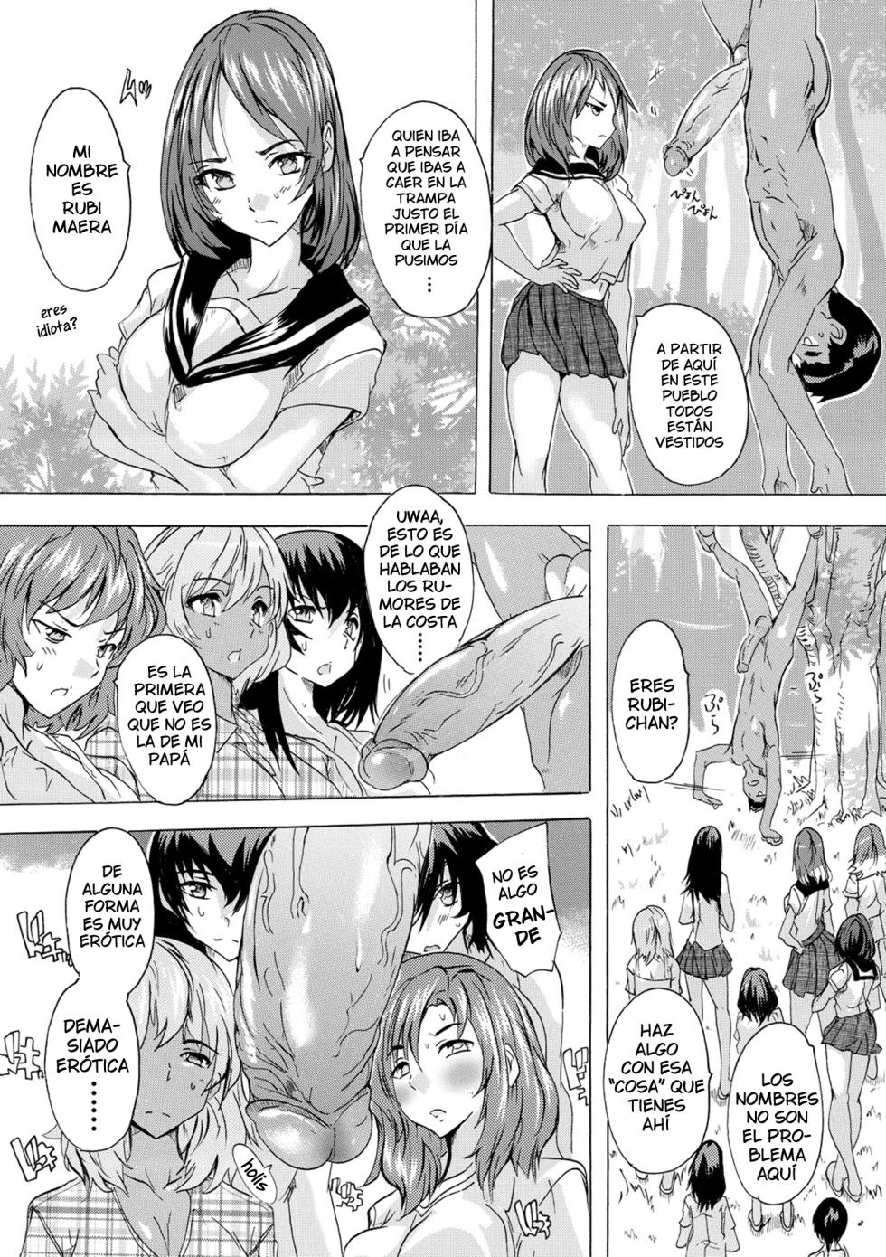 [Natsuka Q-ya] Saiin! Zenra-jima (Chap. 4) | Afrodisiaco! La Isla Nudista (Cap. 4) [Spanish] [Decensored][Digital][Harenchi no Fansub] - Page 3