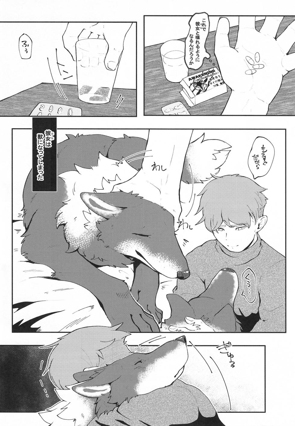 (Kansai Kemoket 10) [Kyou no Keiro (Pukkunn)] Ratio of humans to non-humans - Page 5