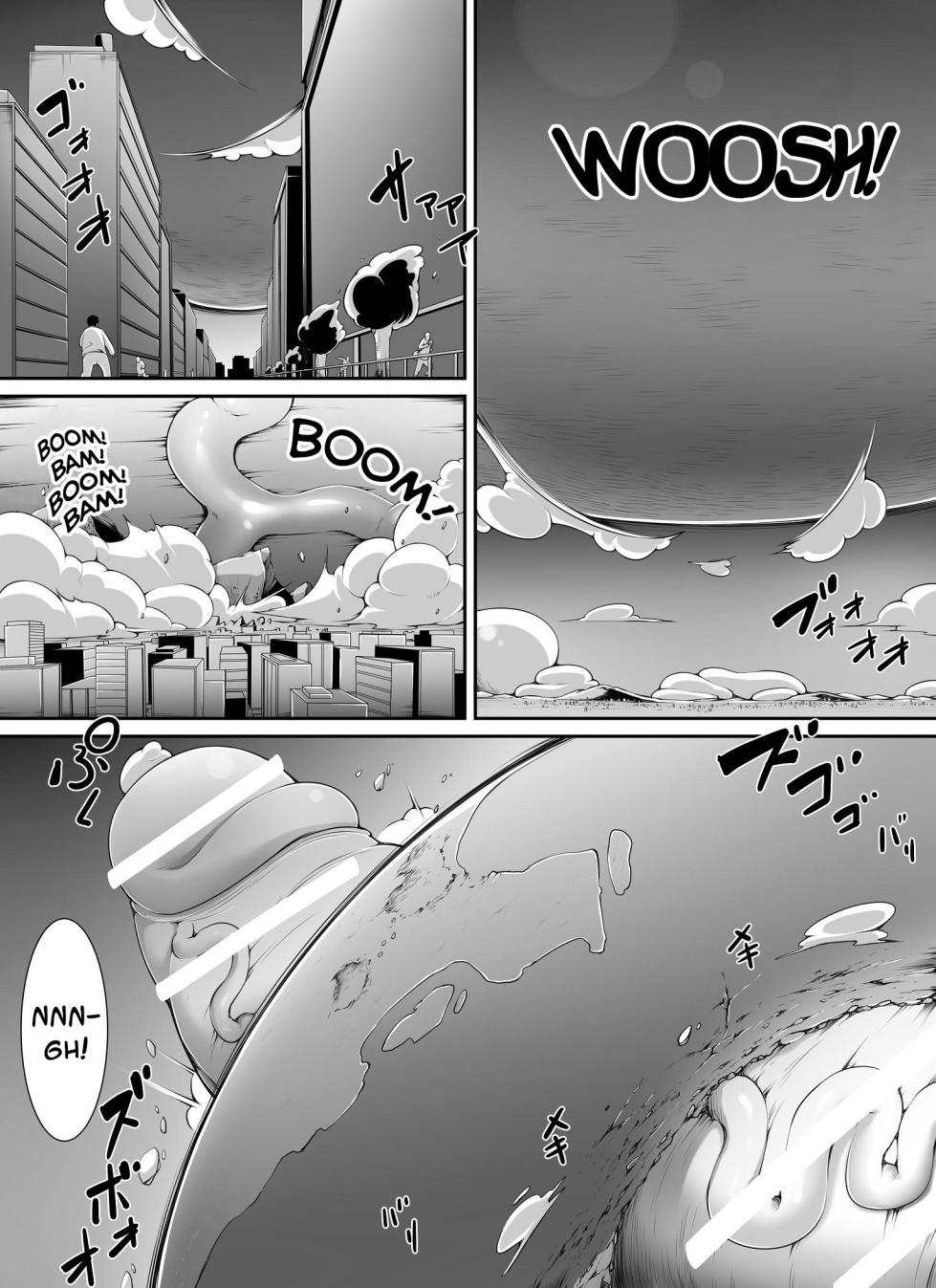 [Yuruyuru GTS (toka)] Chou Ookii Uchuujin ga Ojamashimasu | A Grand Gigantic Alien Welcomes Herself In [English] - Page 33