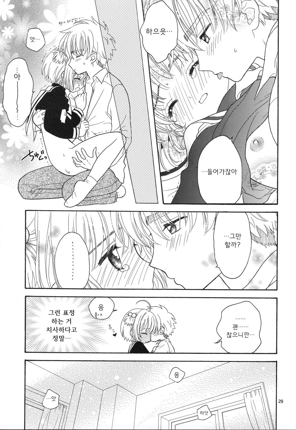 (SUPERKansai11) [Patisserie (Sahara Suzuco)] Cherry on the Cake | 체리 온 더 케이크 (Cardcaptor Sakura) [Korean] - Page 30