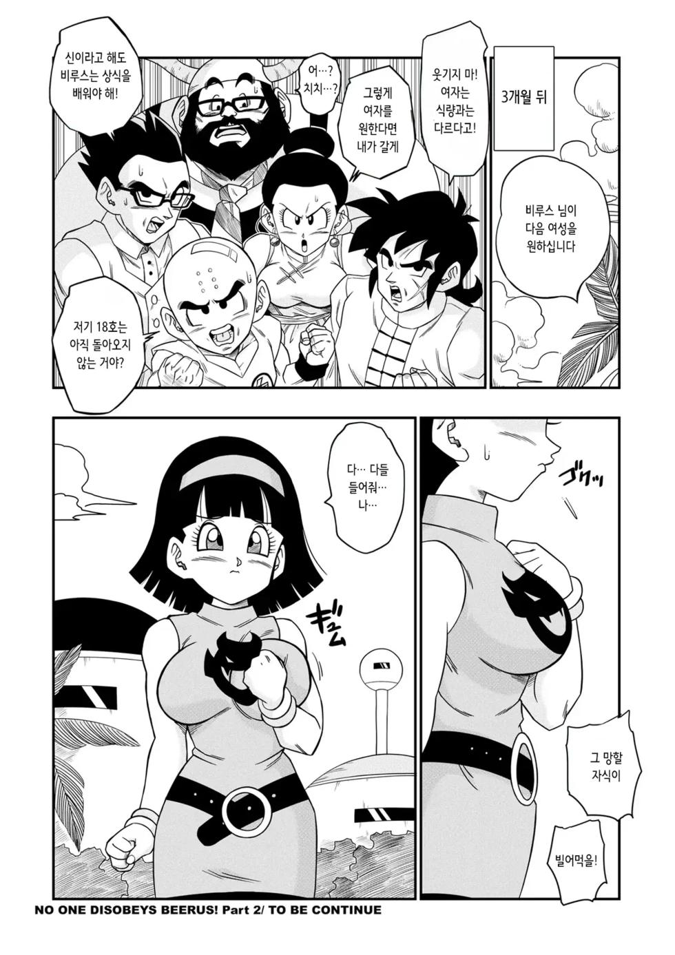 [Yamamoto] No One Disobeys Beerus! | 누구도 비루스에게 거역할 수 없어! (Dragon Ball Super) [Korean] [Decensored] - Page 28